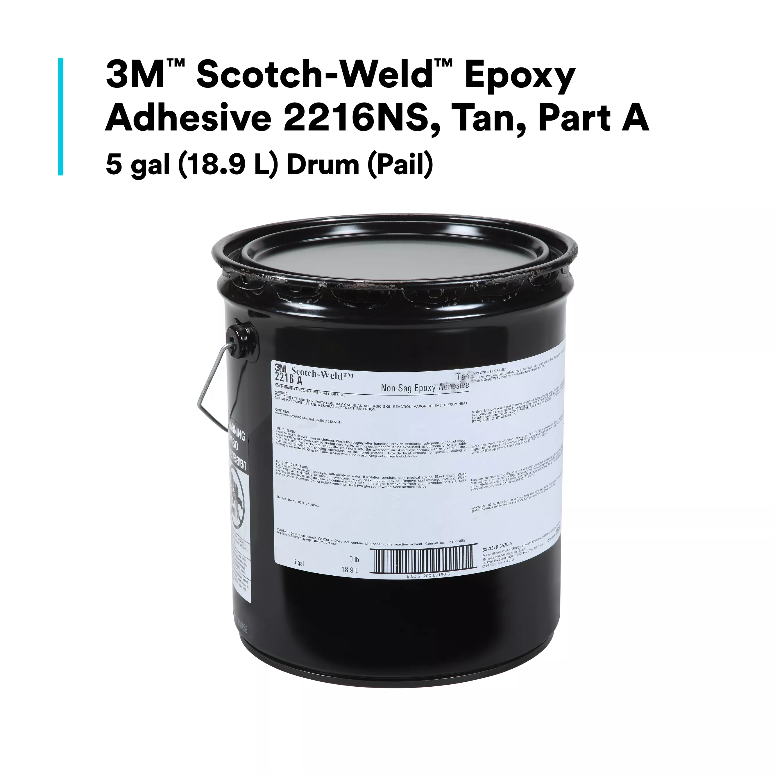 UPC 00021200871801 | 3M™ Scotch-Weld™ Epoxy Adhesive 2216NS