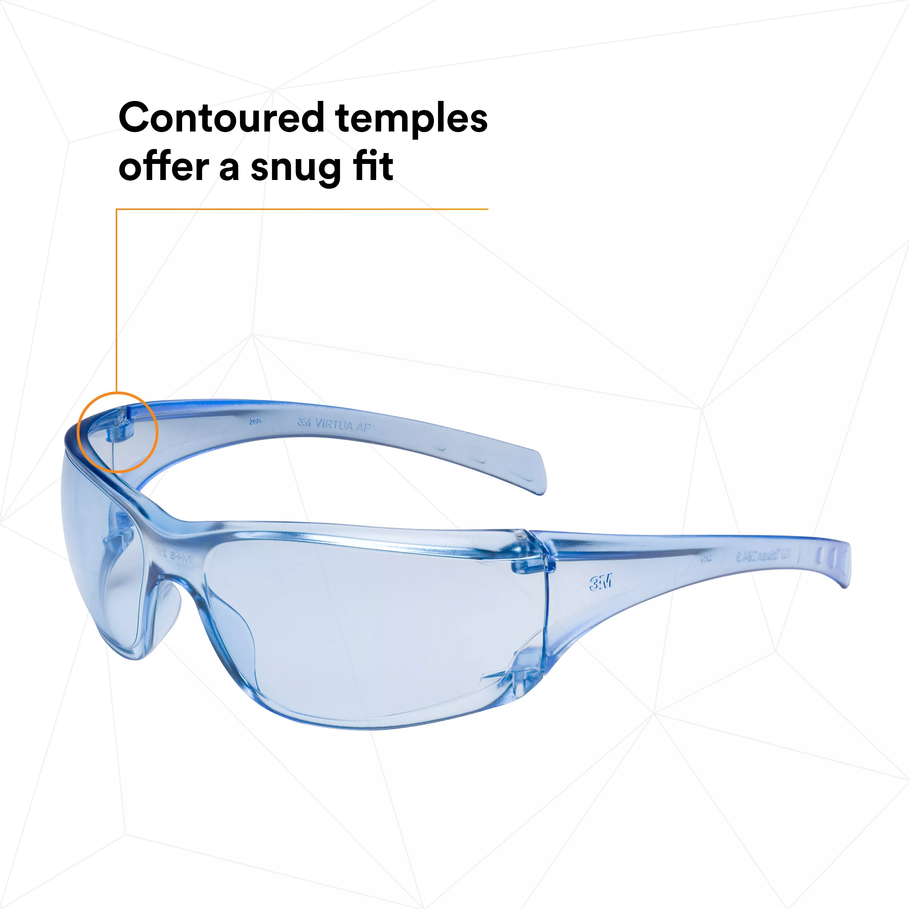 SKU 7000030051 | 3M™ Virtua™ AP Protective Eyewear 11816-00000-20 Light Blue Hard Coat
Lens