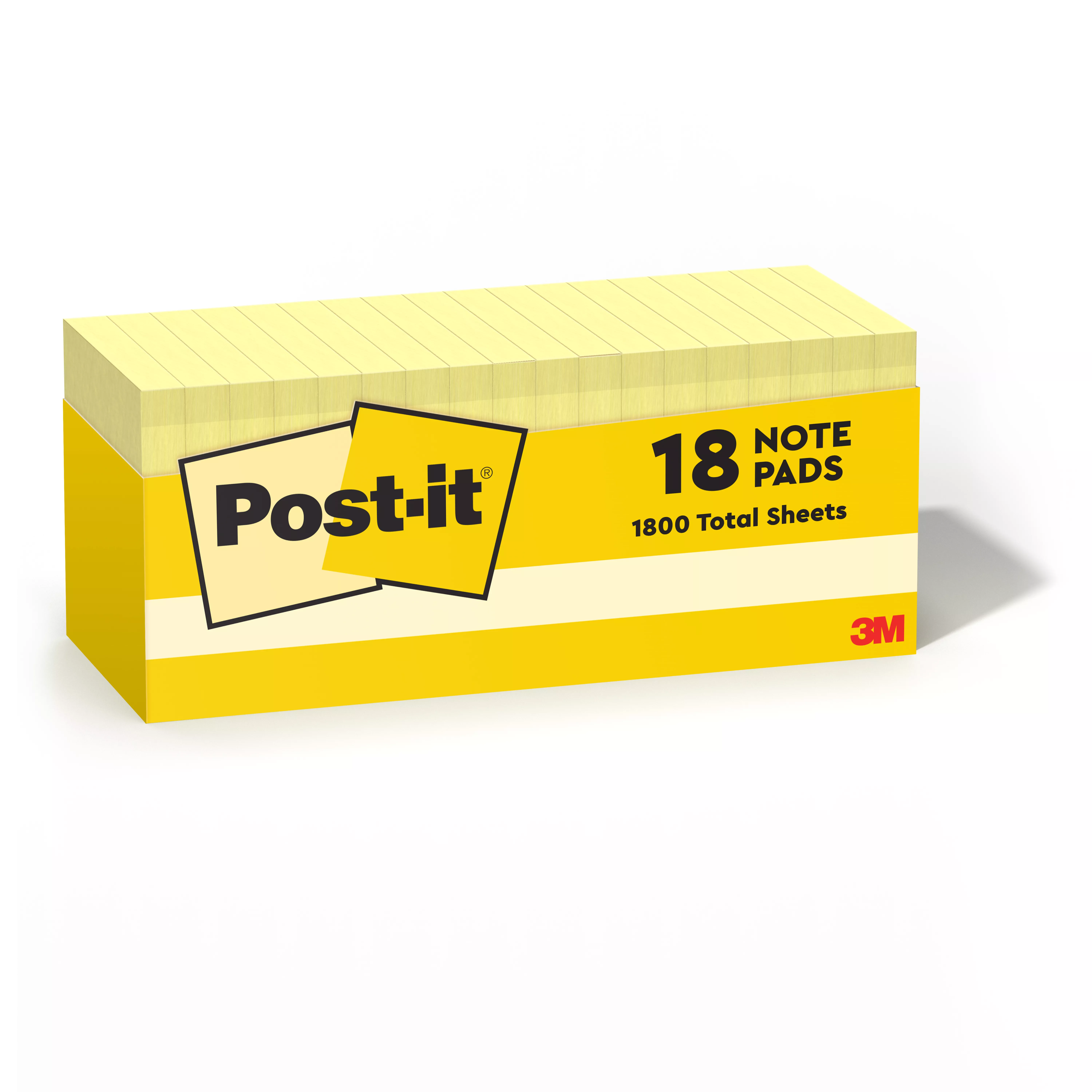 Post-it® Notes 654-18CP, 3 in x 3 in (76 mm x 76 mm)