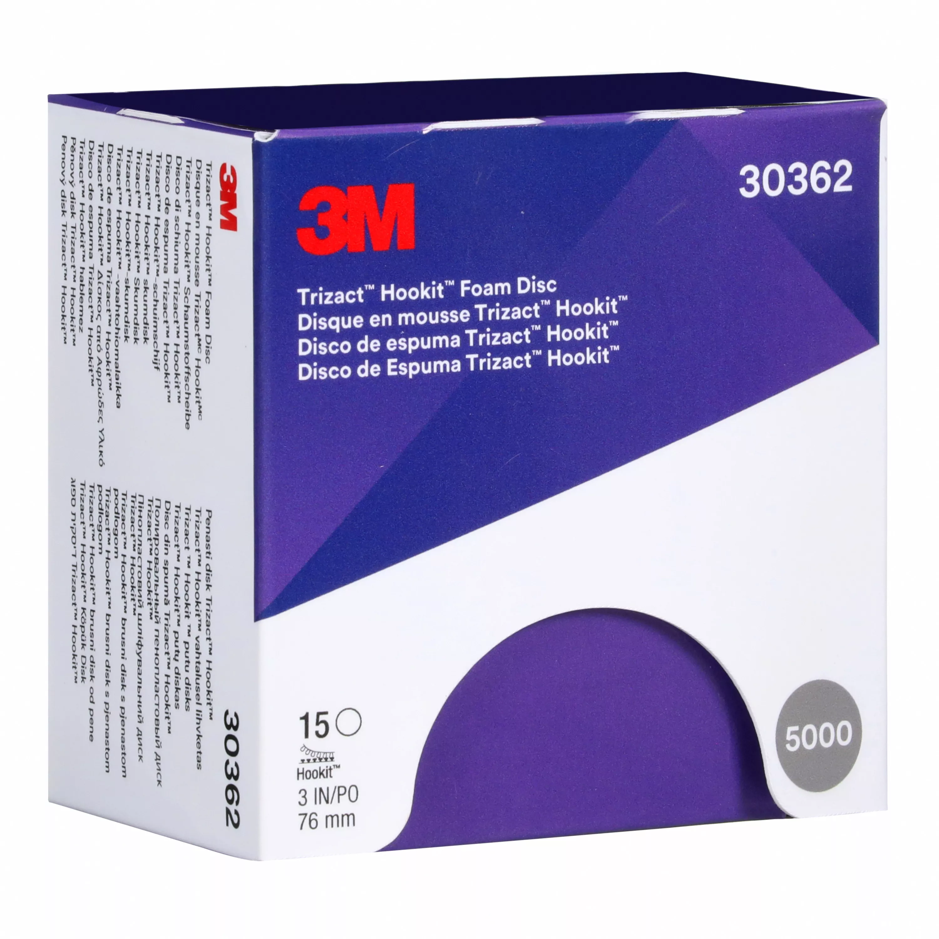 SKU 7000120106 | 3M™ Trizact™ Hookit™ Foam Abrasive Disc 30362