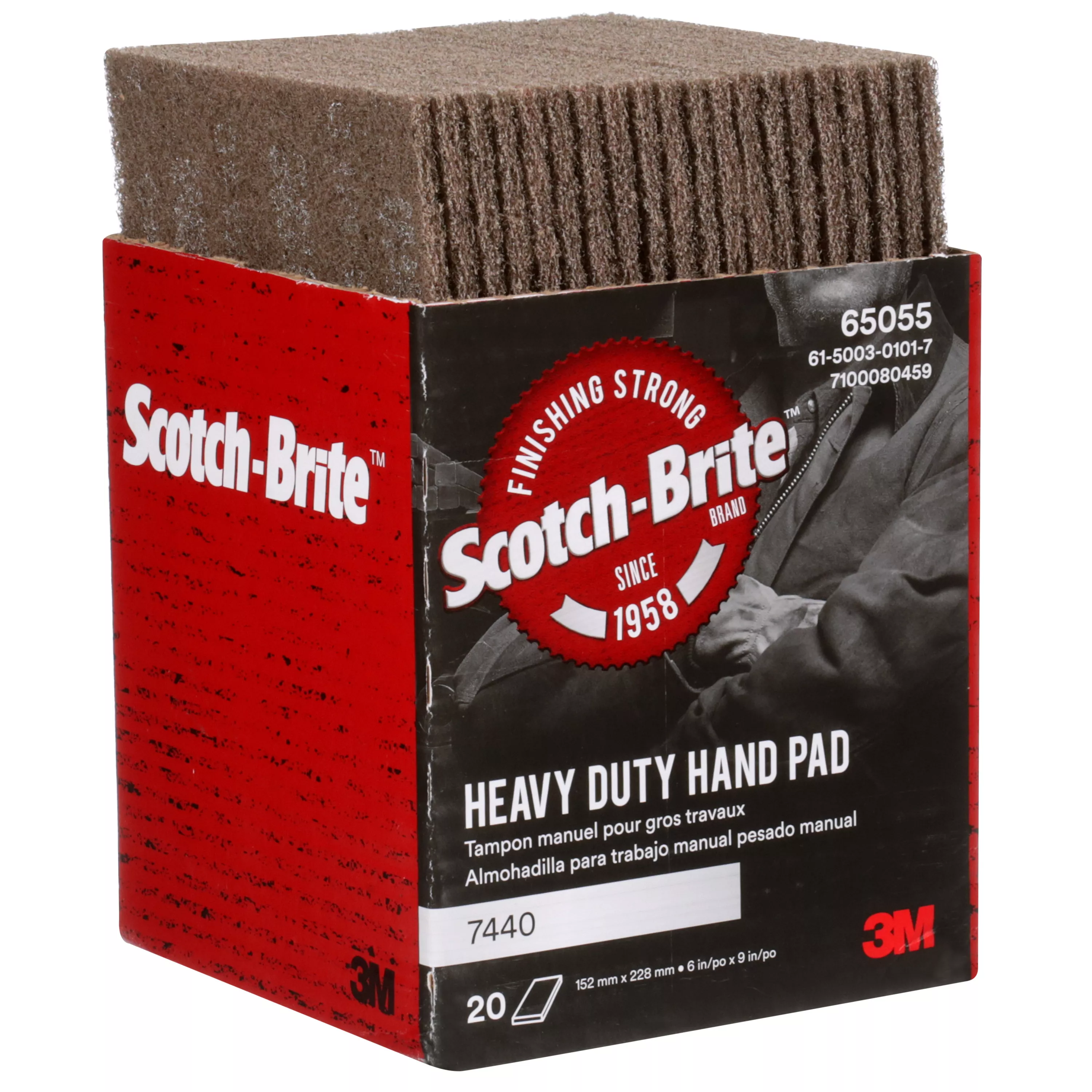 SKU 7100080459 | Scotch-Brite™ Heavy Duty Hand Pad 7440