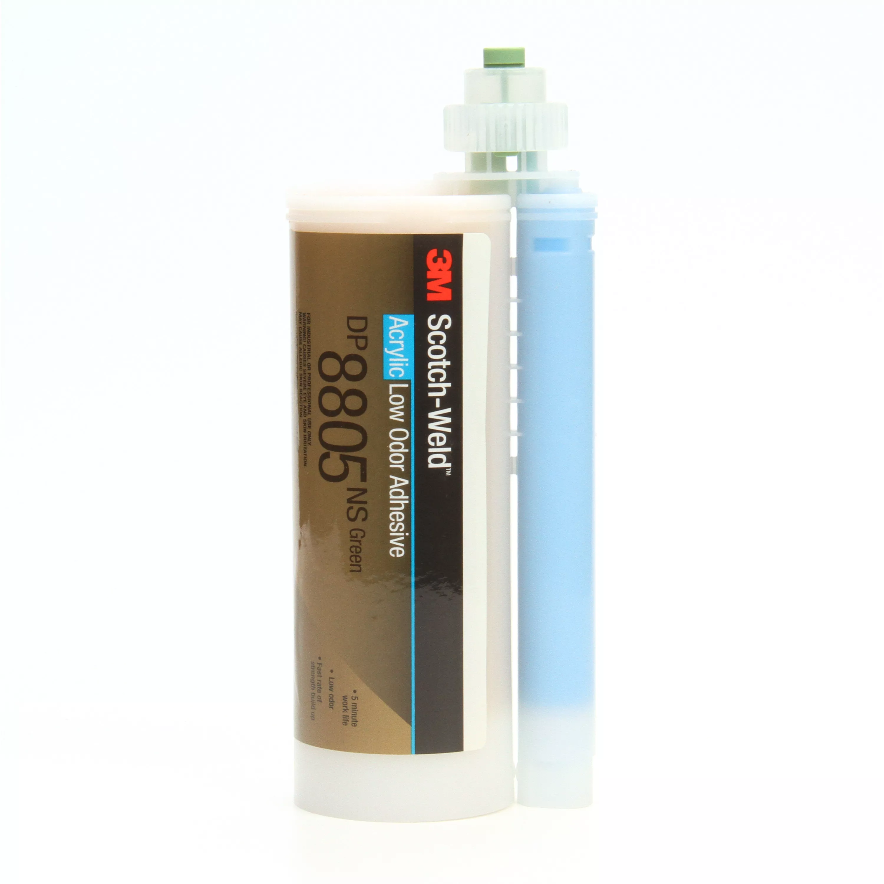 3M™ Scotch-Weld™ Low Odor Acrylic Adhesive DP8805NS, Green, 490 mL
Duo-Pak, 6/Case