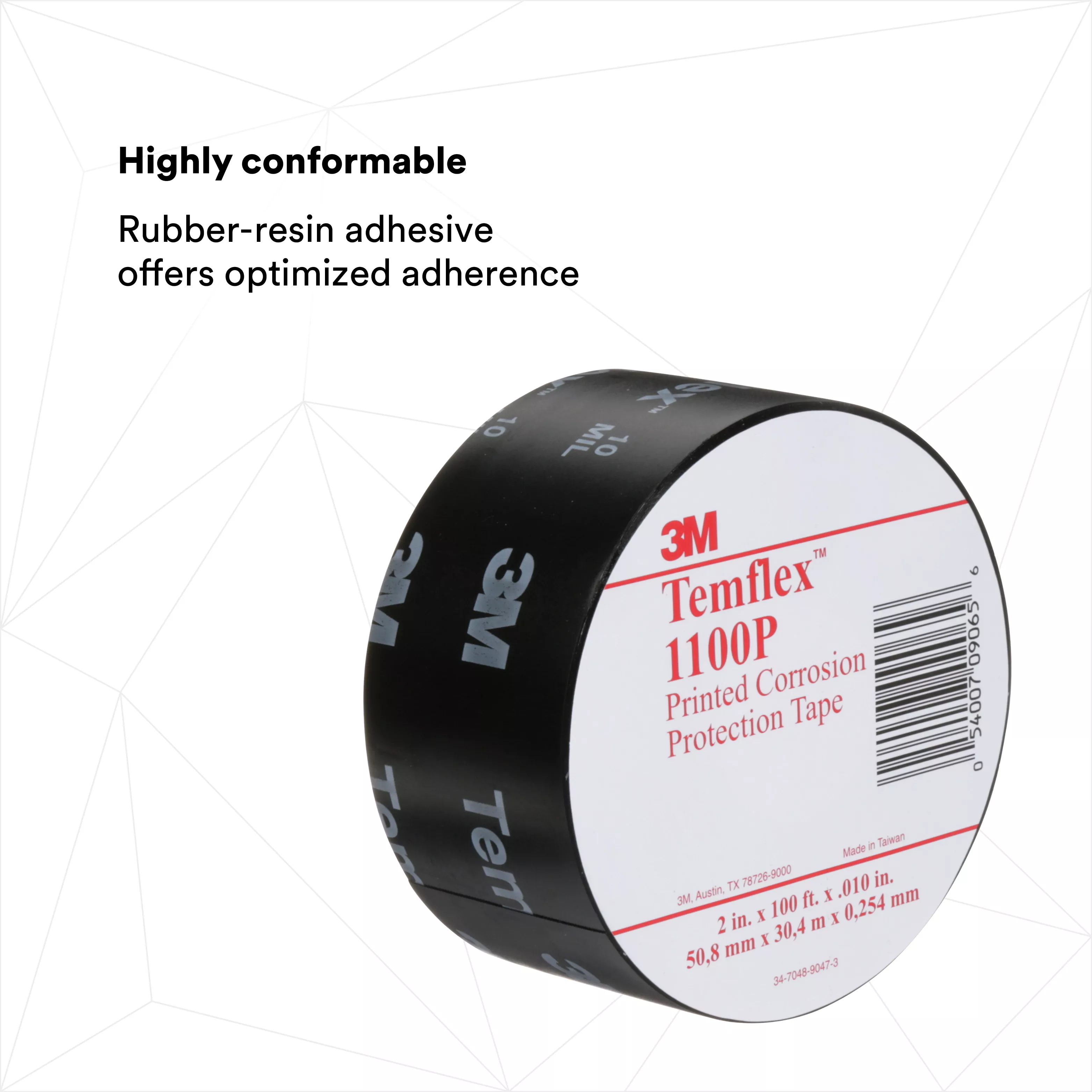 SKU 7000132166 | 3M™ Temflex™ Vinyl Corrosion Protection Tape 1100