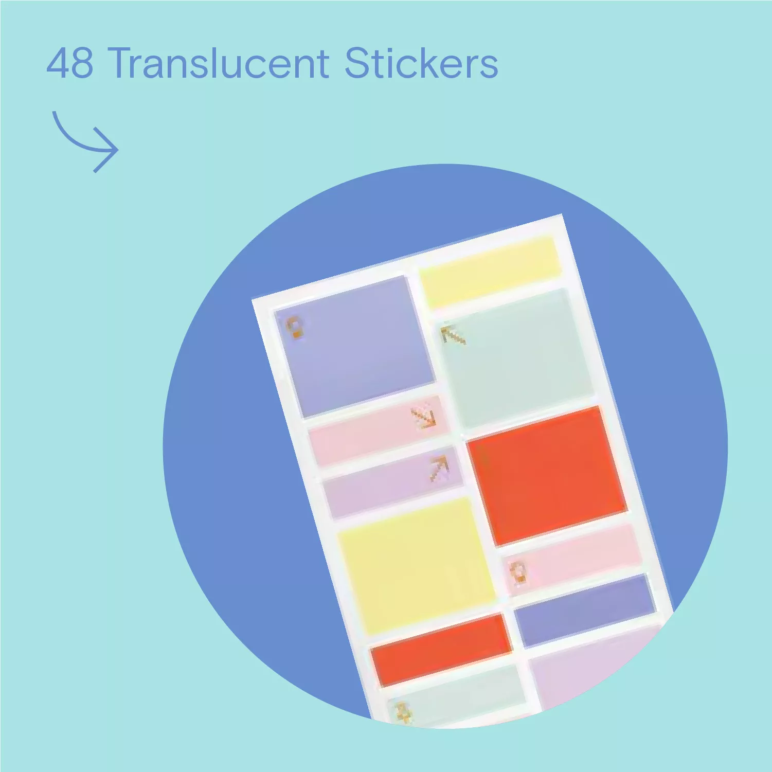 UPC 00076308429638 | Post-it® Translucent Stickers NTD8-TS-1