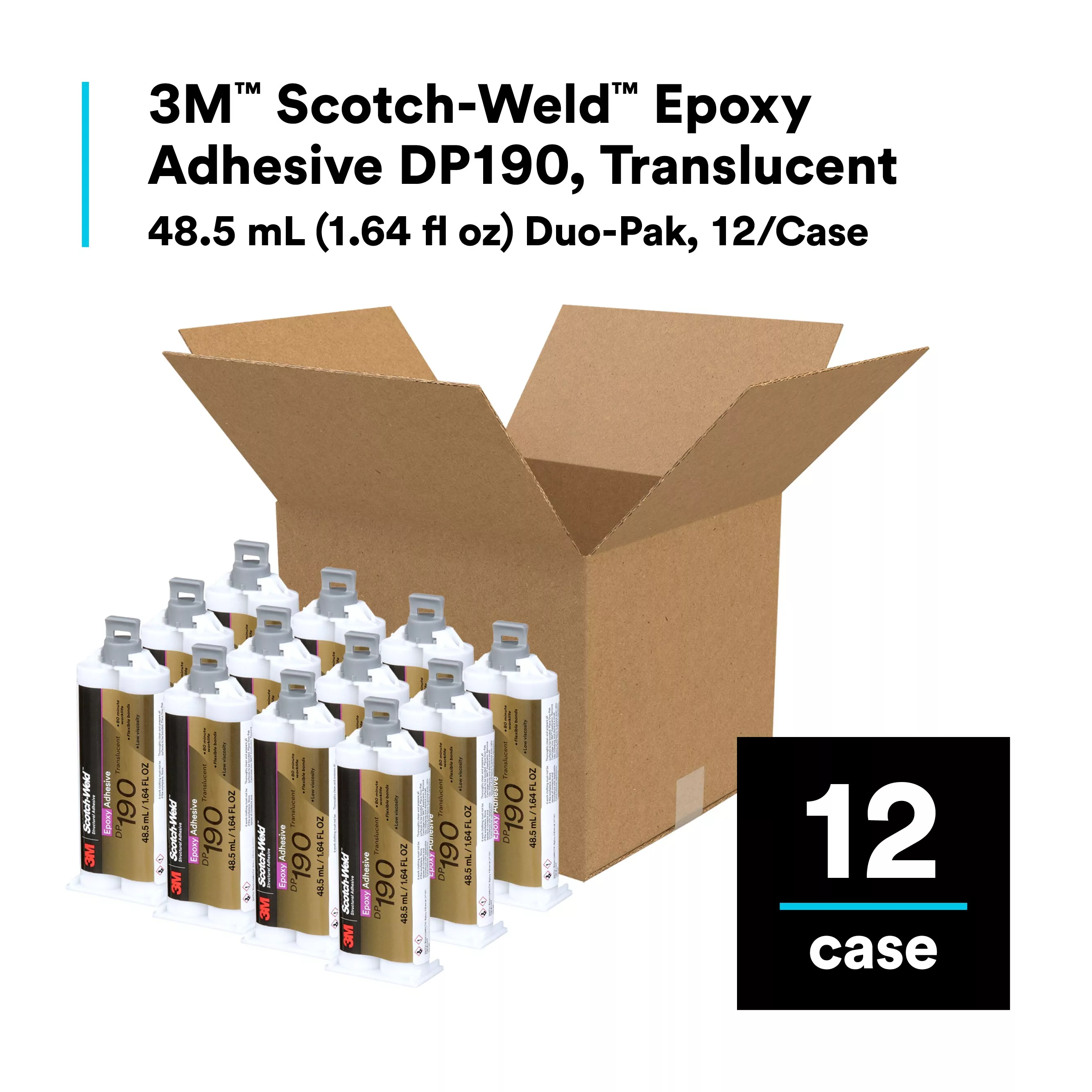 SKU 7100148752 | 3M™ Scotch-Weld™ Epoxy Adhesive DP190