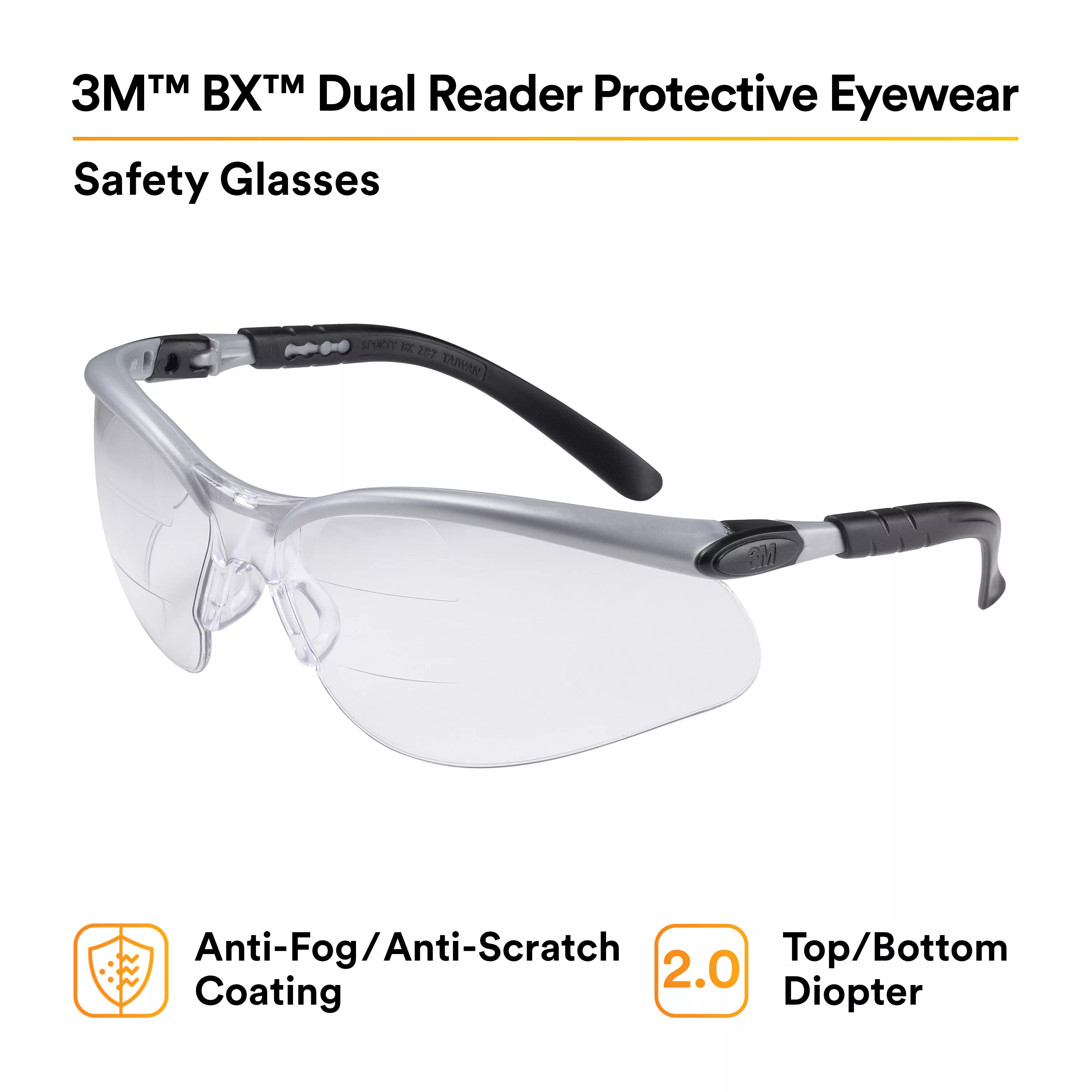 UPC 10078371114586 | 3M™ BX™ Dual Reader Protective Eyewear 11458-00000-20