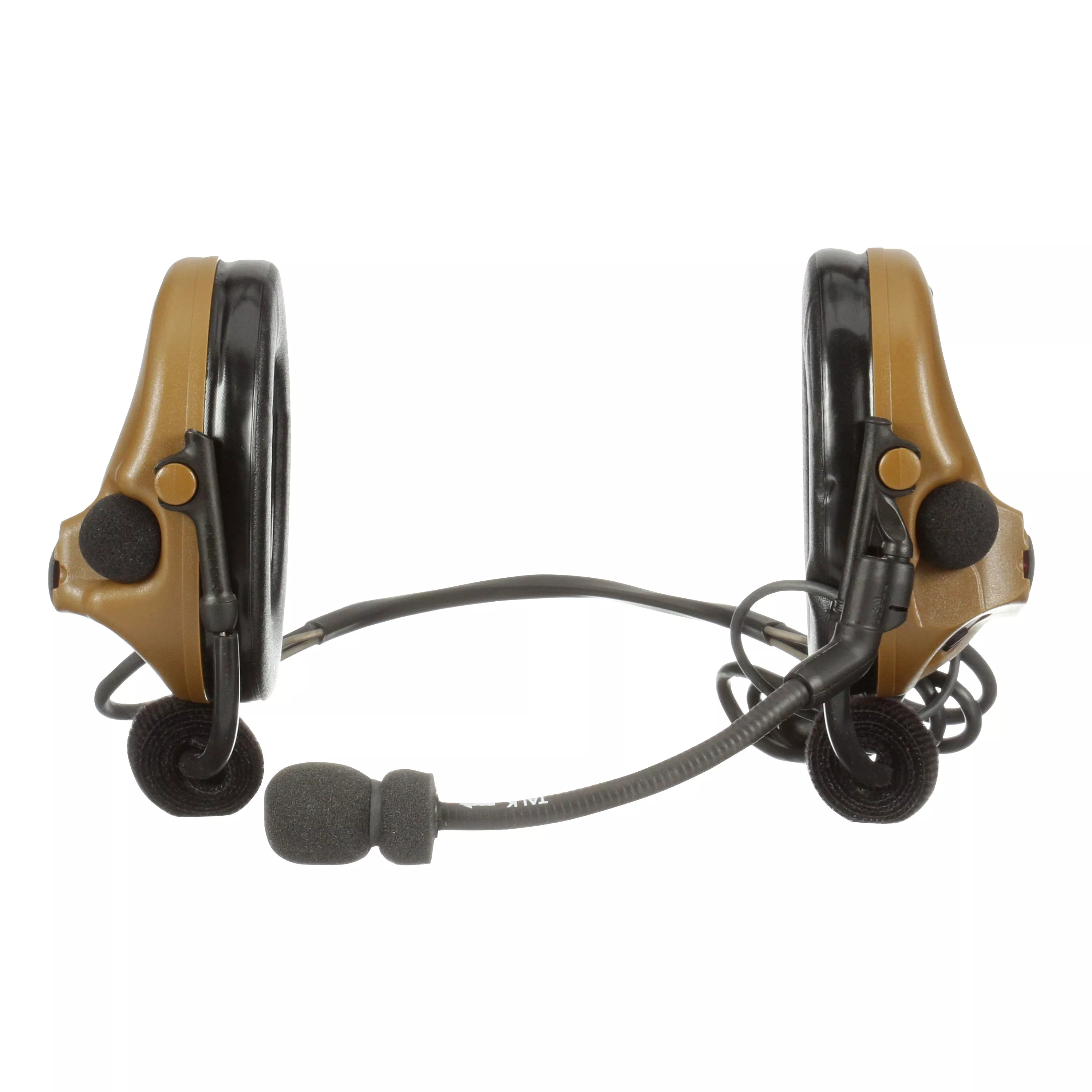 3M™ PELTOR™ ComTac™ V Headset MT20H682BB-47 CY, Neckband, Single Lead, Standard Dynamic Mic, NATO Wiring, Coyote, 10 ea/Case