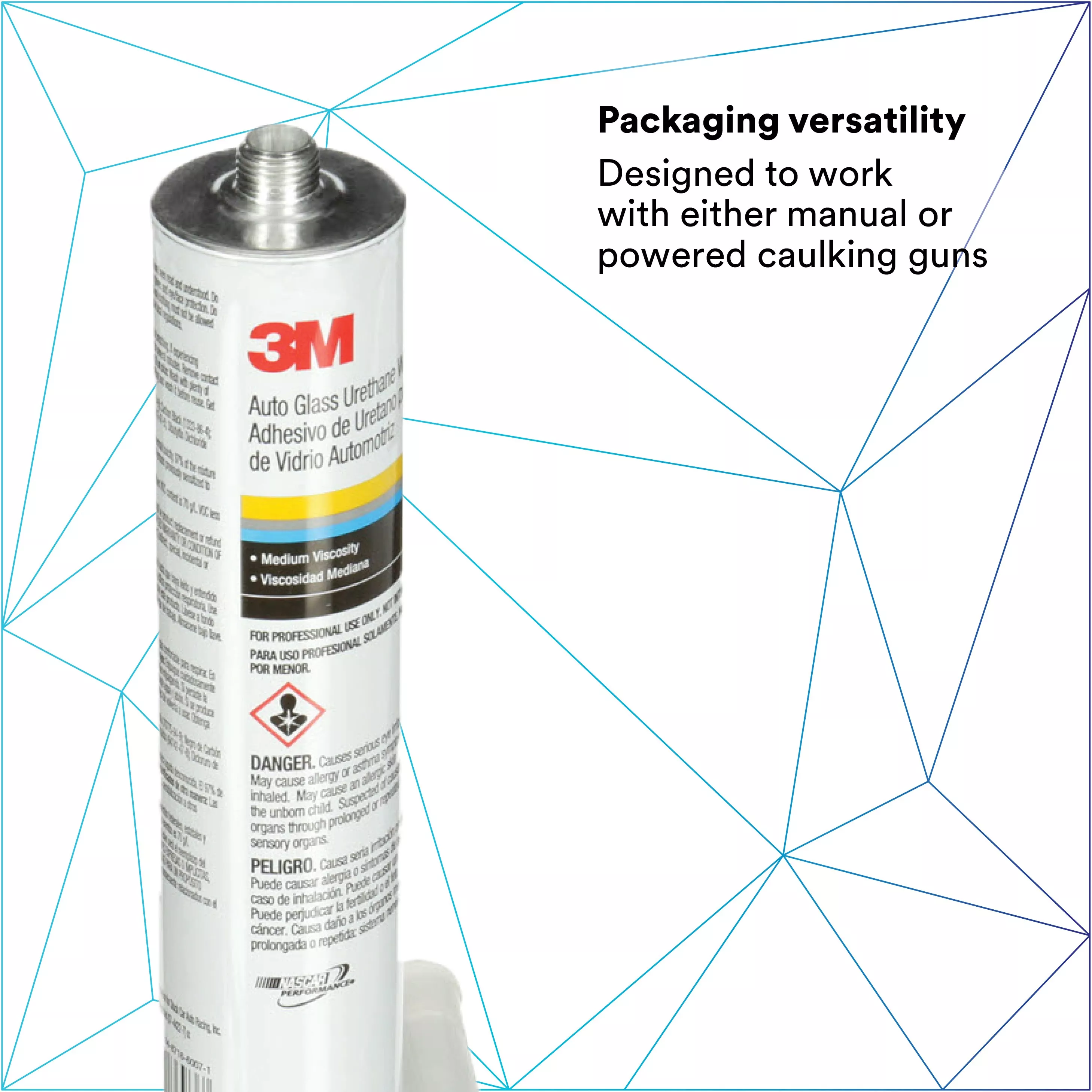 SKU 7000120424 | 3M™ Auto Glass Urethane Windshield Adhesive