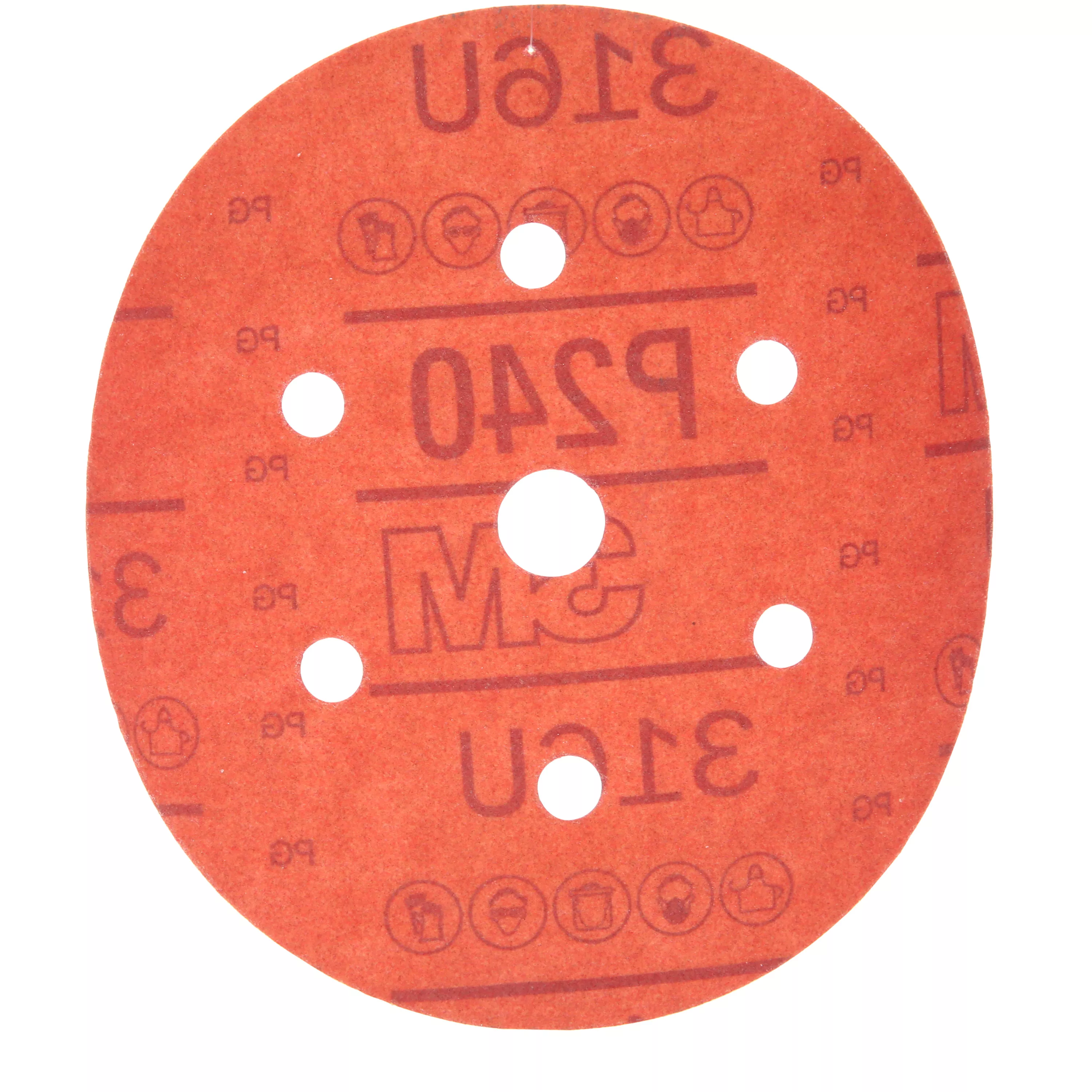 SKU 7000045456 | 3M™ Hookit™ Red Abrasive Disc Dust Free