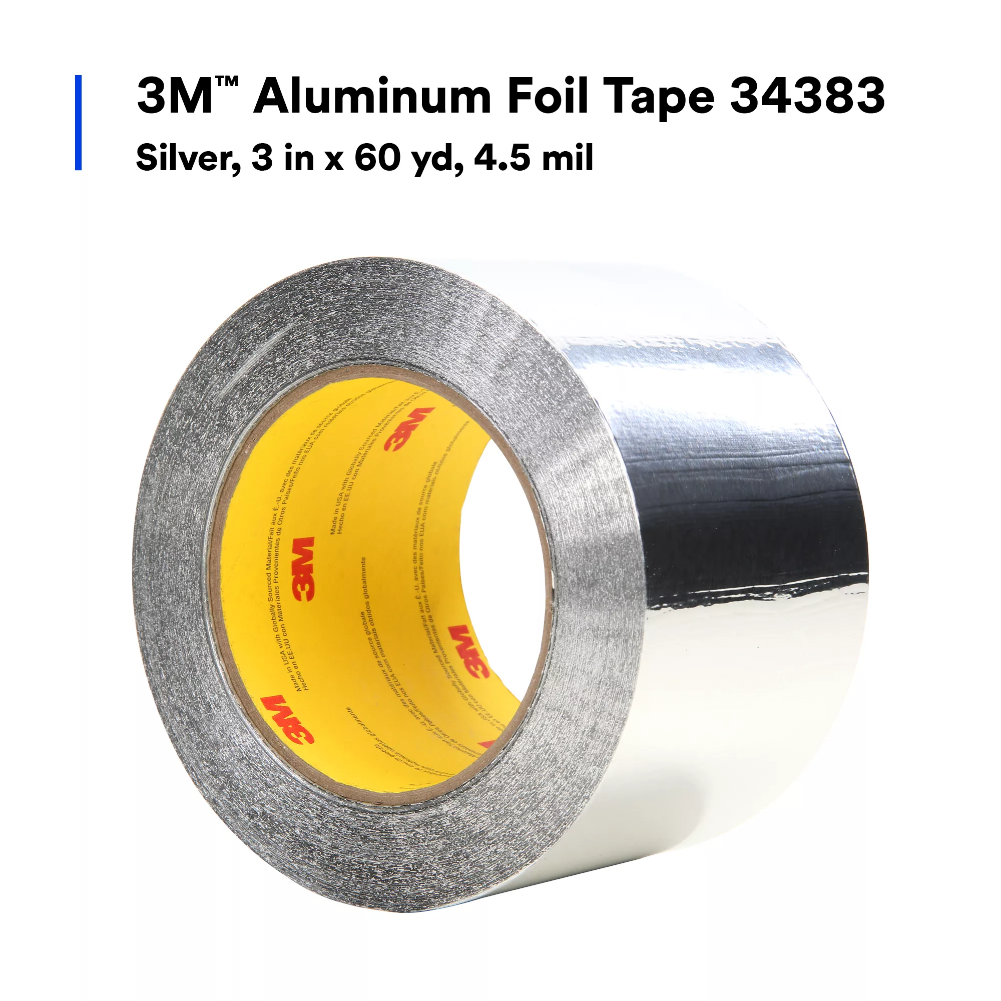 Product Number 34383 | 3M™ Aluminum Foil Tape 34383