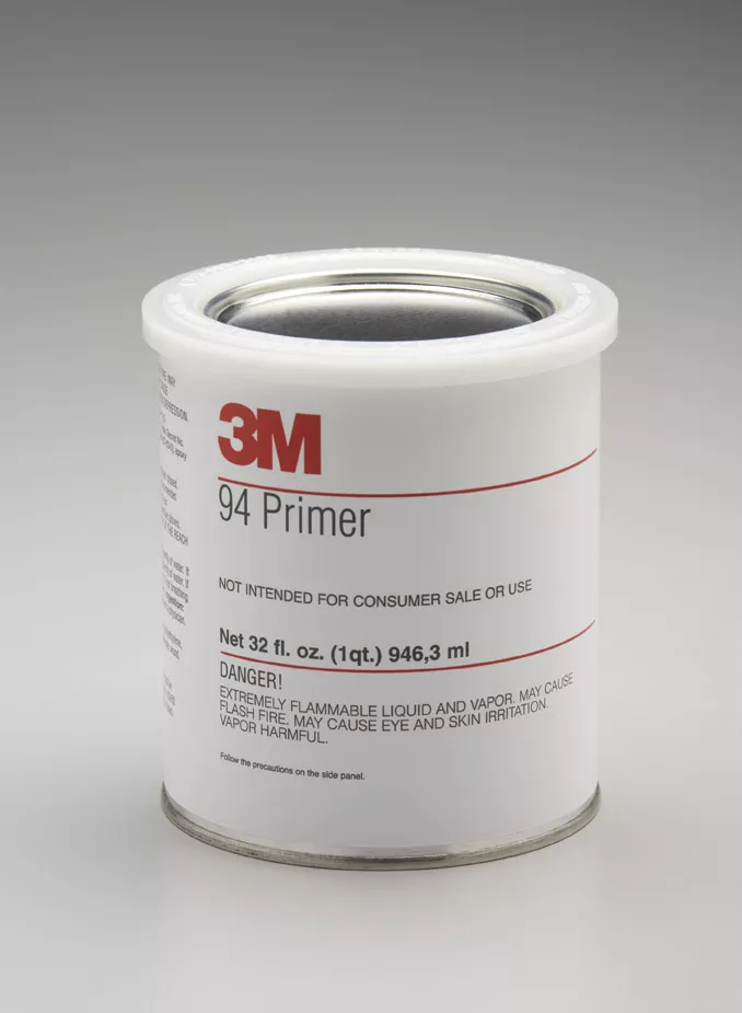 3M™ Tape Primer 94, Light Yellow, 1 Quart Can, 12 Bottles/Case