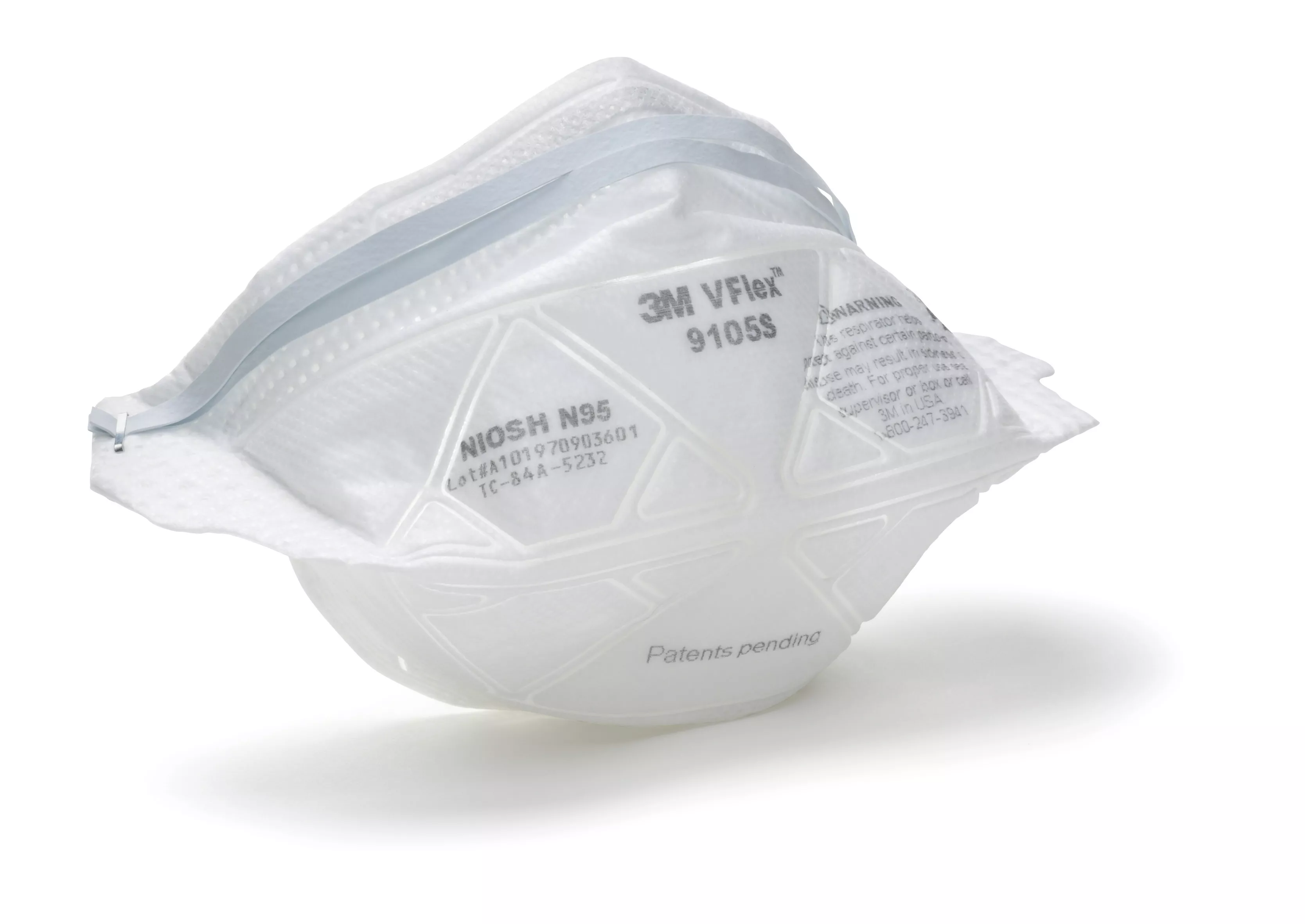 3M™ VFlex™ Particulate Respirator 9105S, N95, Small 400 EA/Case