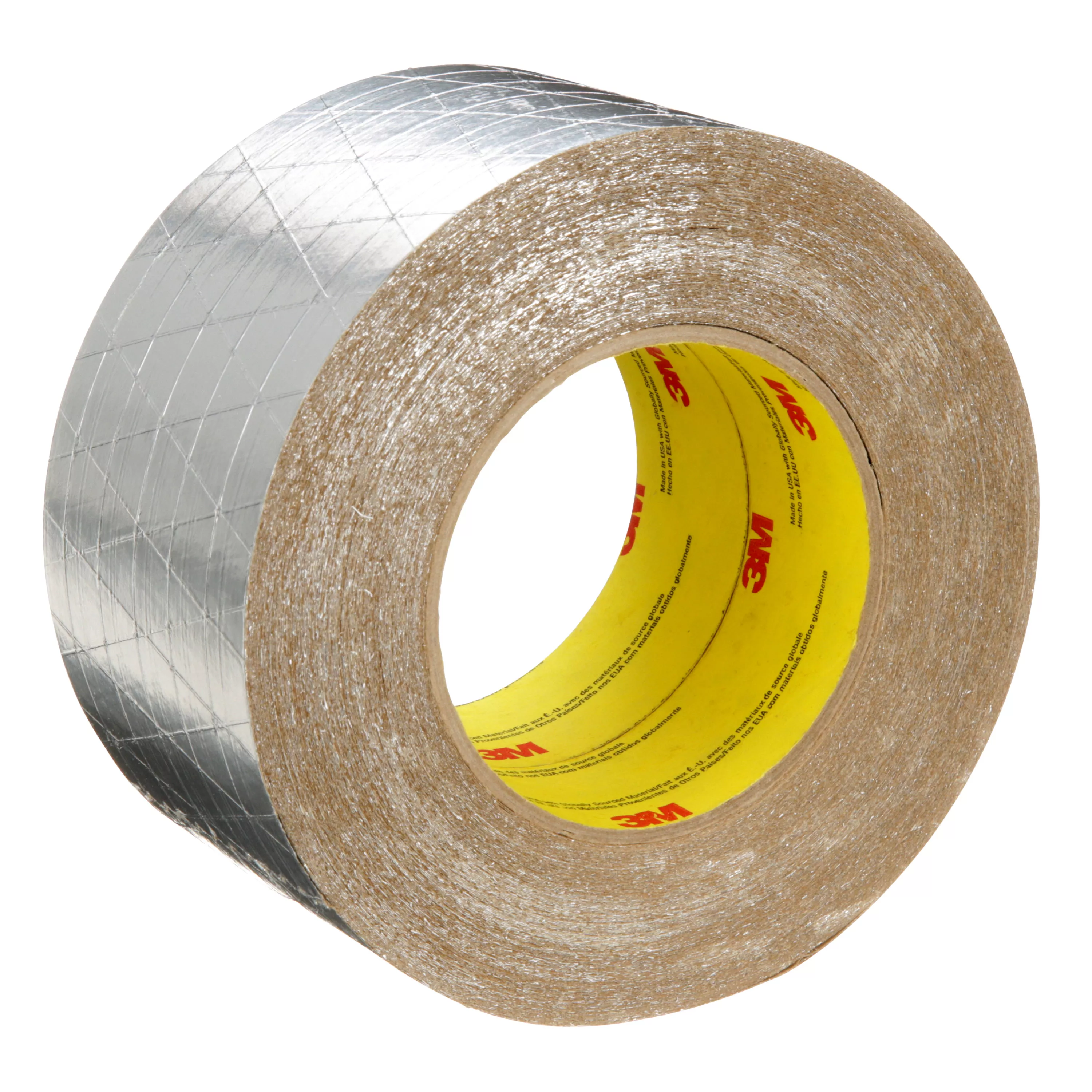 3M™ Venture Tape™ FSK Facing Tape 1525CW, Silver, 72 mm x 45.7 m, 16 Rolls/Case