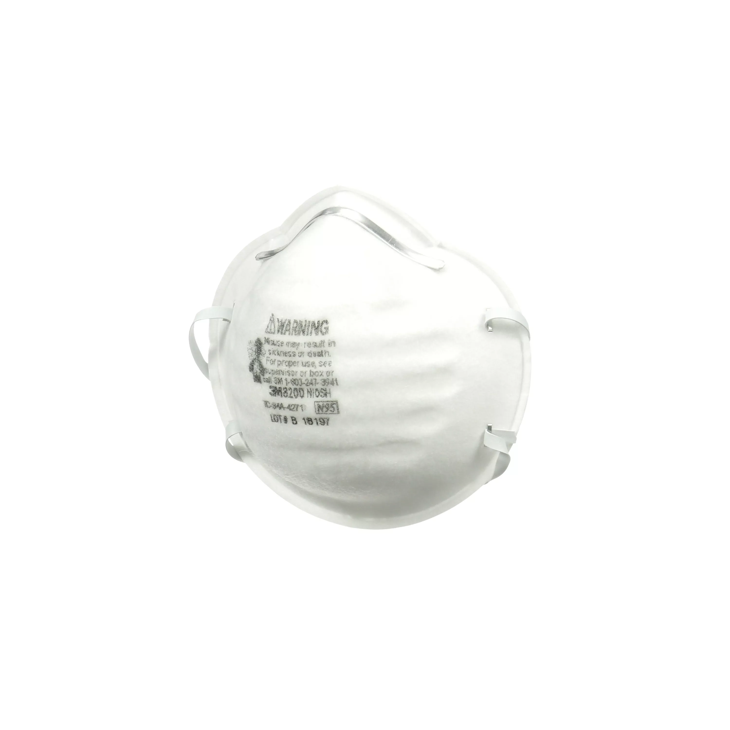 SKU 7100159546 | 3M™ Sanding and Fiberglass Respirator N95 Particulate