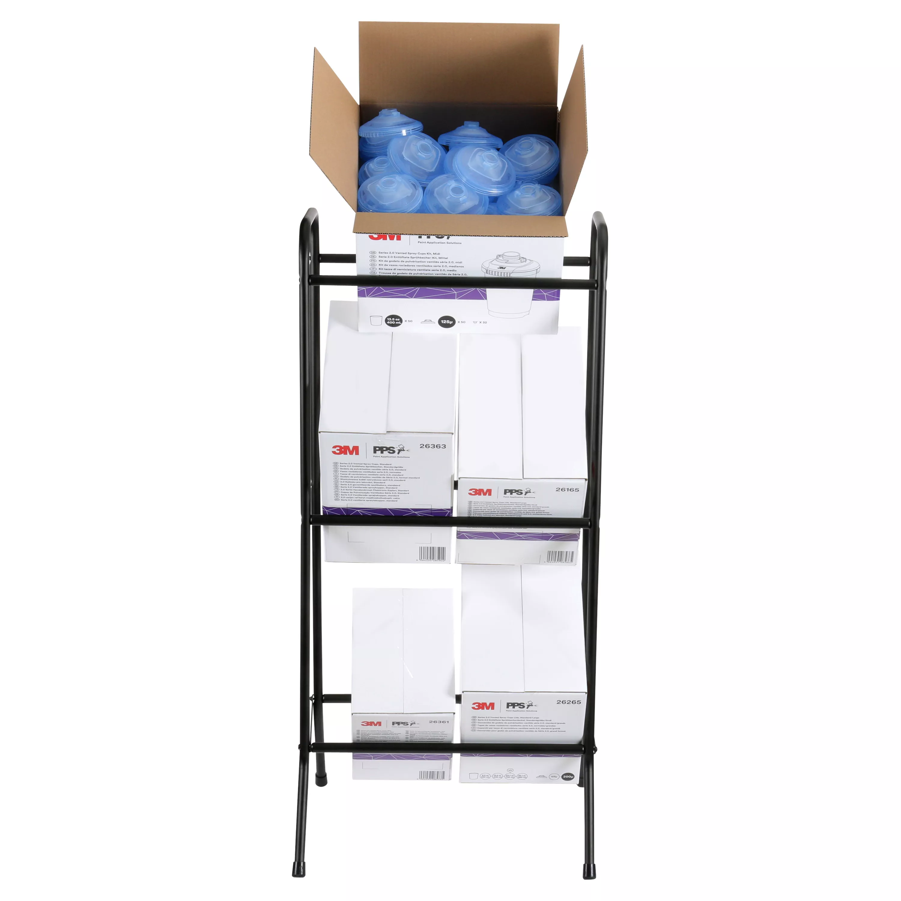 3M™ PPS™ Series 2.0 Vented Spray Cup Dispensing Rack 26370, 1 ea/Case