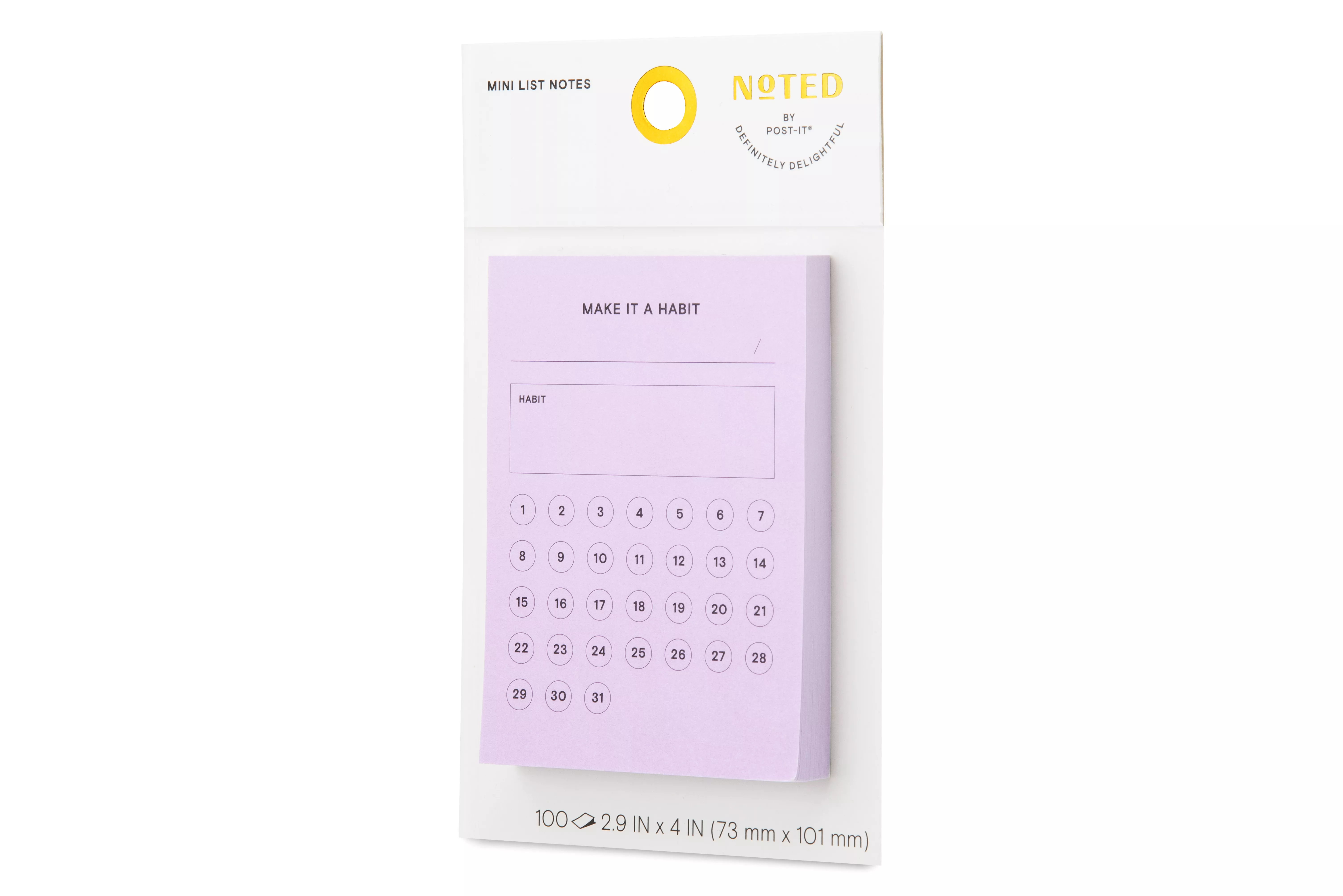 Product Number NTD-34-LIL | Post-it® Printed Notes NTD-34-LIL