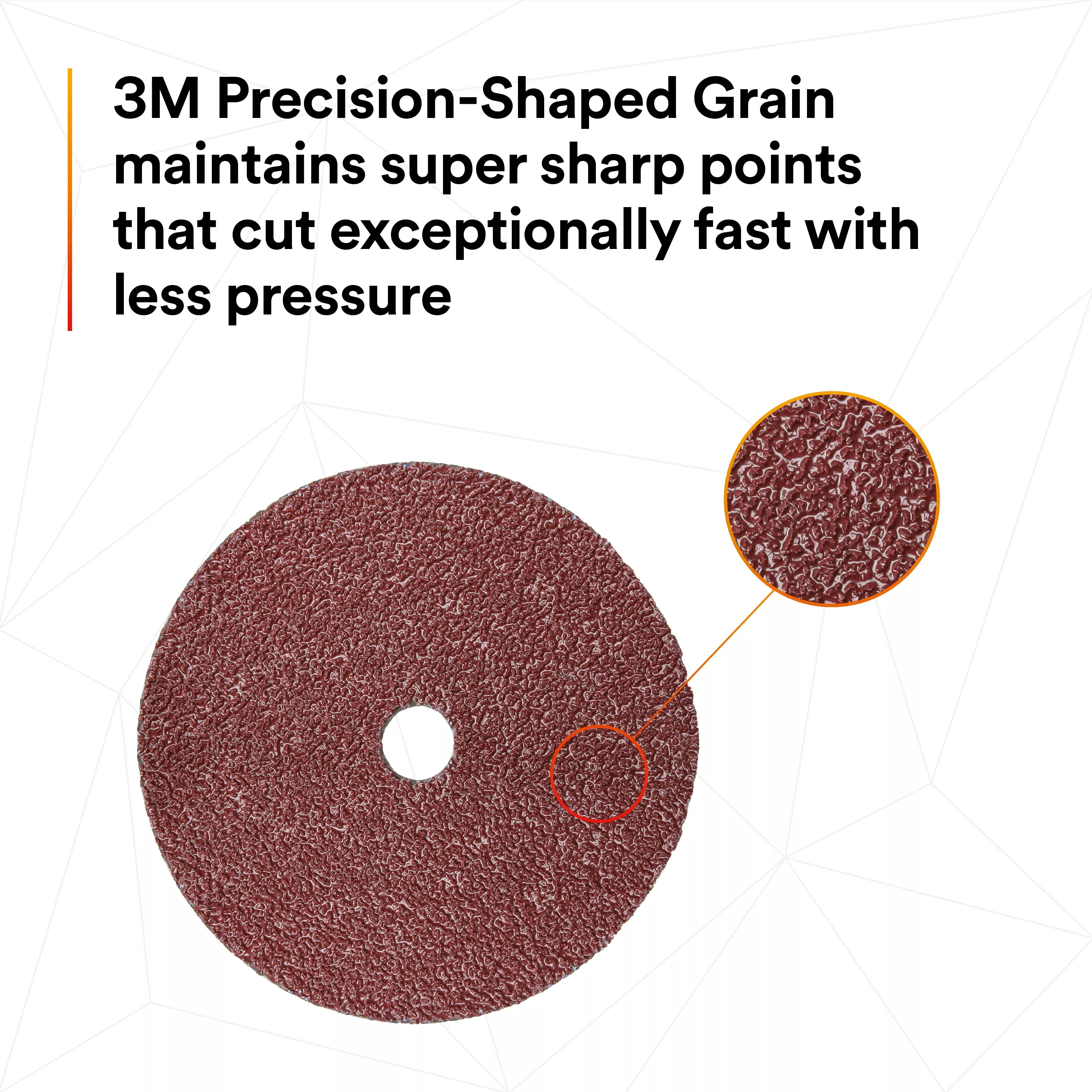 SKU 7000028201 | 3M™ Cubitron™ II Fibre Disc 982C