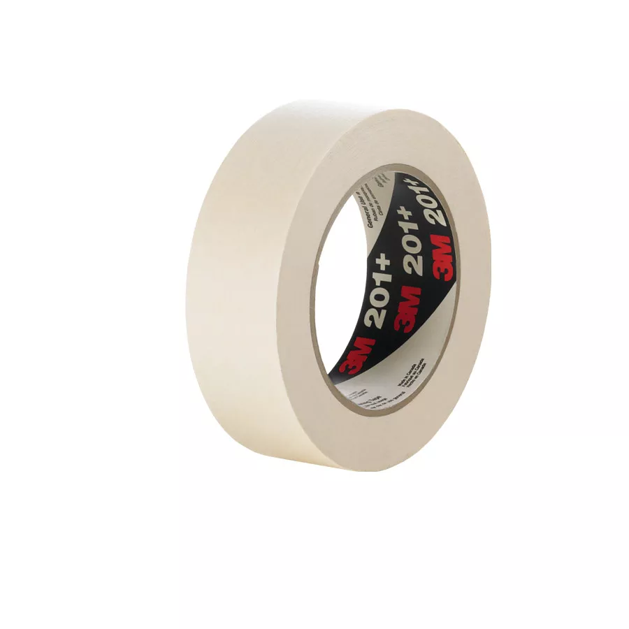 3M™ General Use Masking Tape 201+, Tan, 1490 mm x 55 m, 4.4 mil, 1
Roll/Case