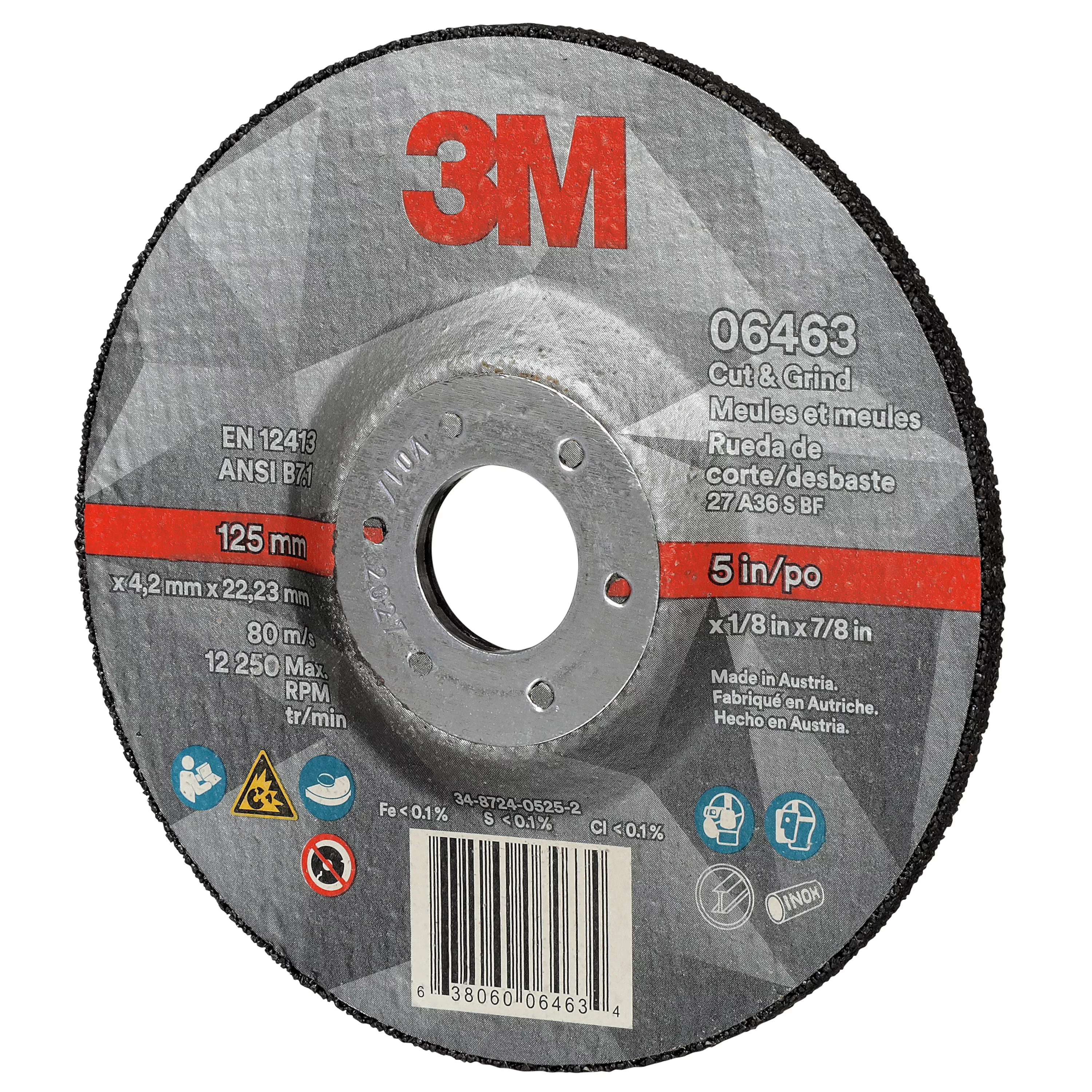 SKU 7100214086 | 3M™ Cut & Grind Wheel