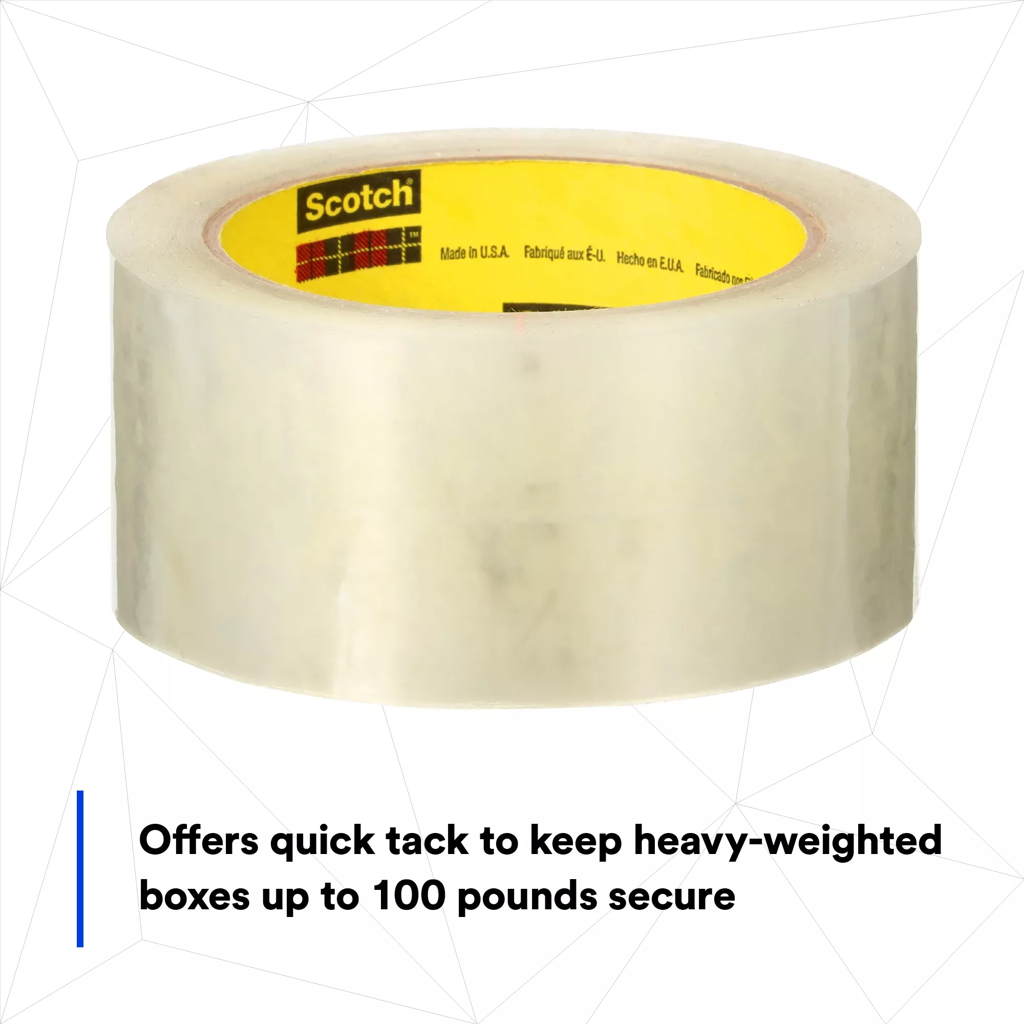 SKU 7100215092 | Scotch® High Tack Box Sealing Tape 375+