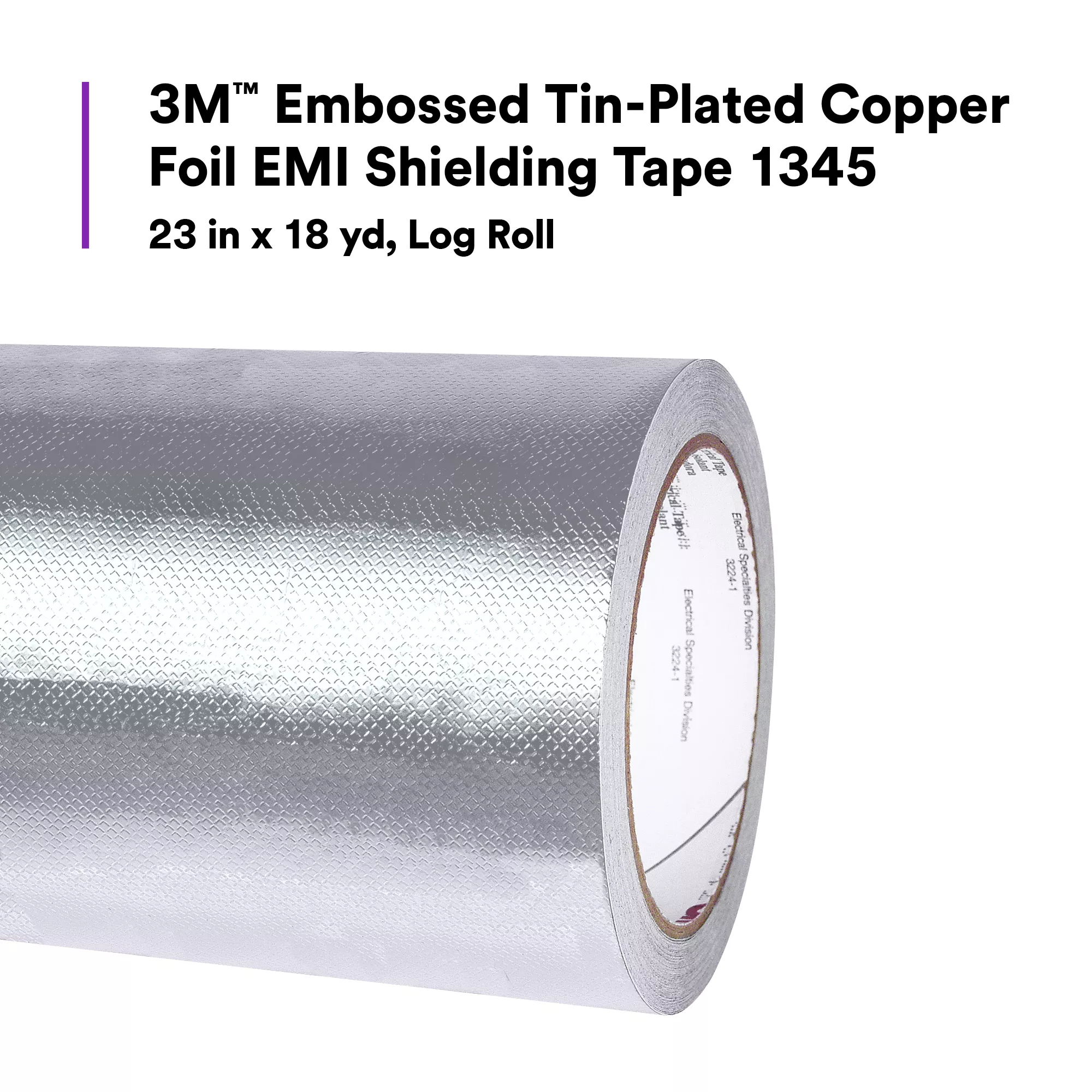 UPC 00054007478379 | 3M™ Embossed Tin-Plated Copper Foil EMI Shielding Tape 1345