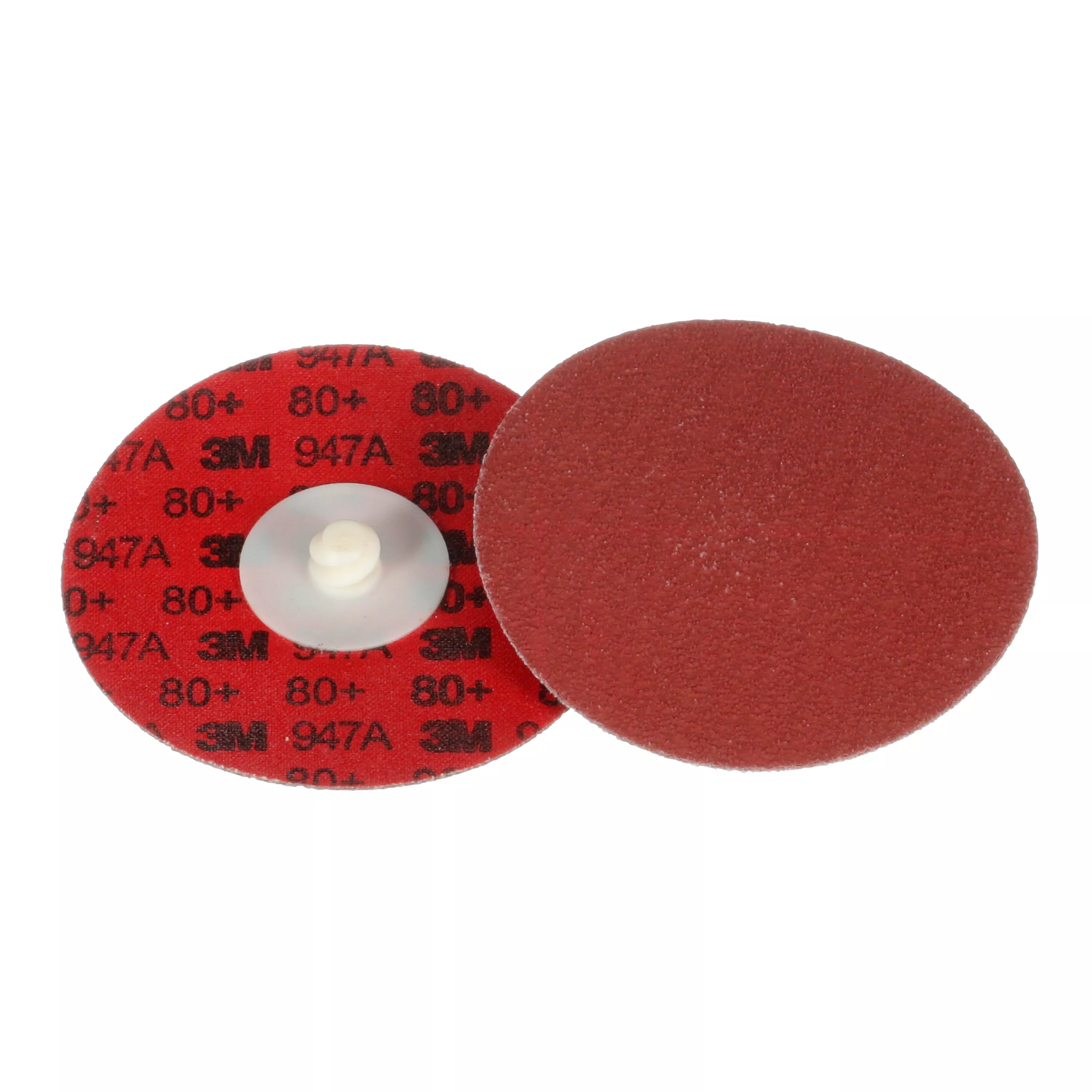 3M™ Cubitron™ II Roloc™ Durable Edge Disc 947A, 80+, X-weight, TR, Maroon, 3 in, Die R300V, 50/Carton, 200 ea/Case