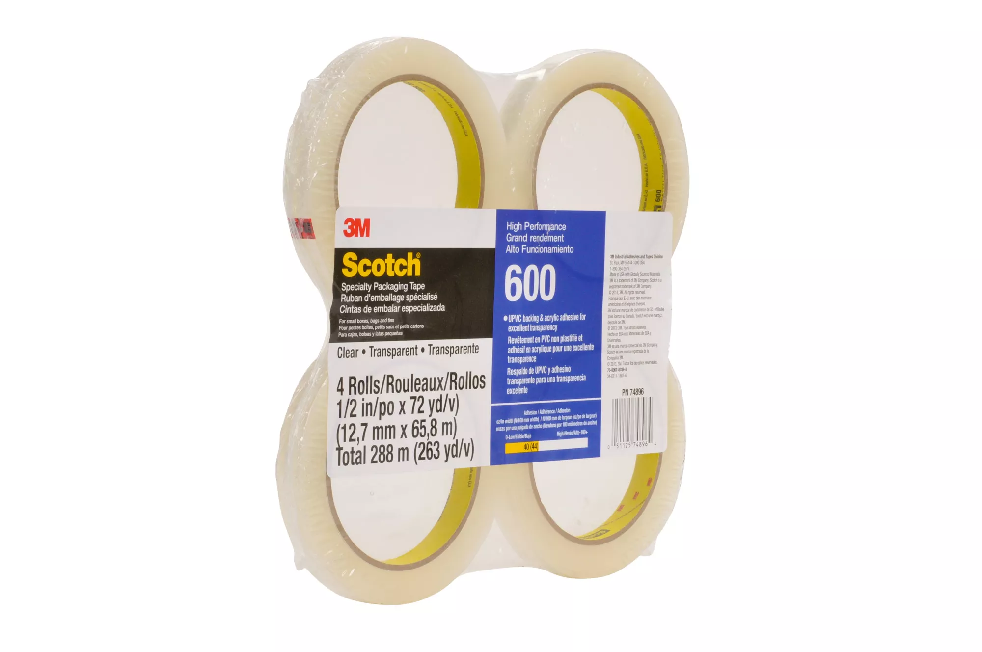 Product Number 600 | Scotch® Light Duty Packaging Tape 600