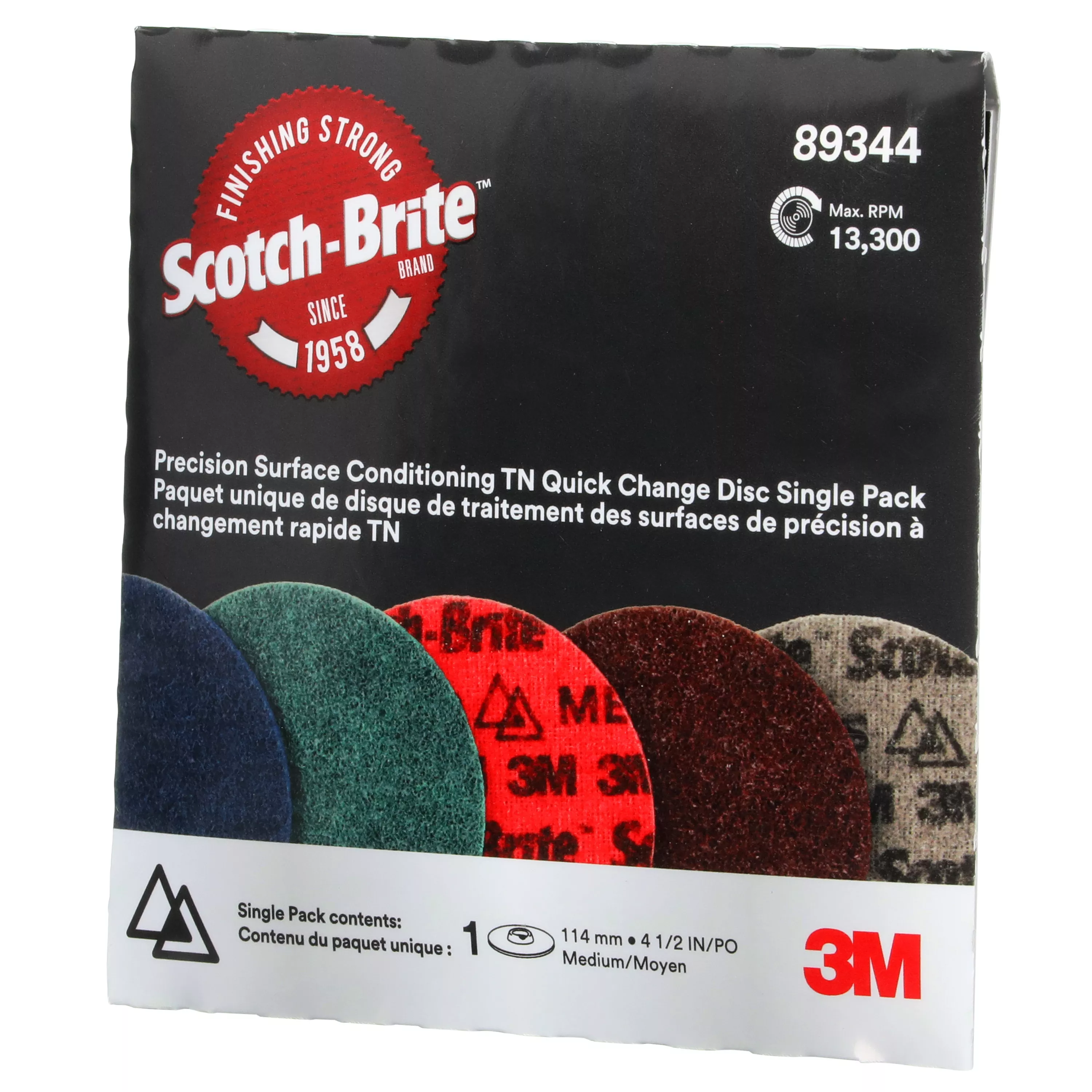 SKU 7100274538 | Scotch-Brite™ Precision Surface Conditioning TN Quick Change Disc