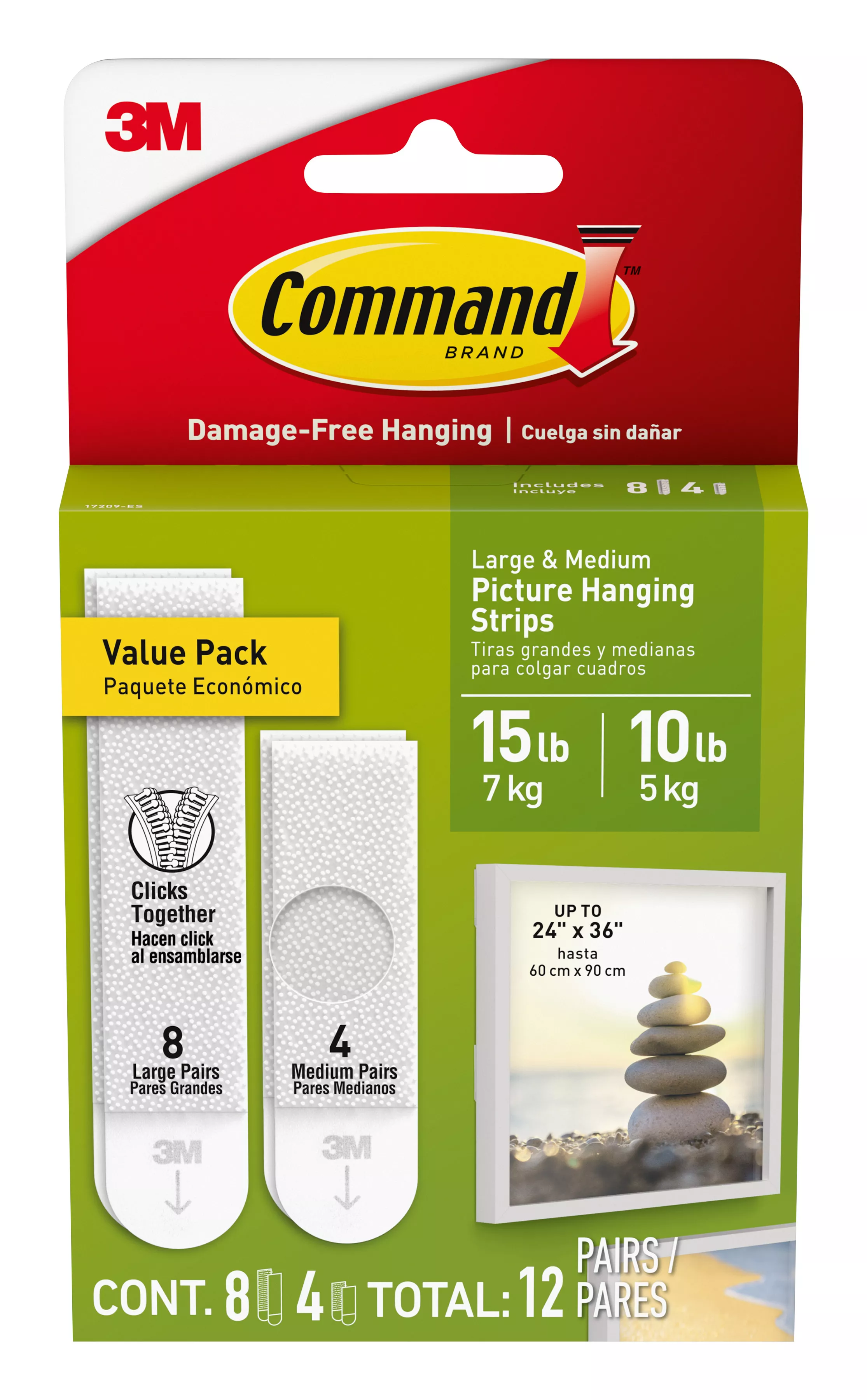 SKU 7100288264 | Command™ White Picture Hanging Strips Value Pack