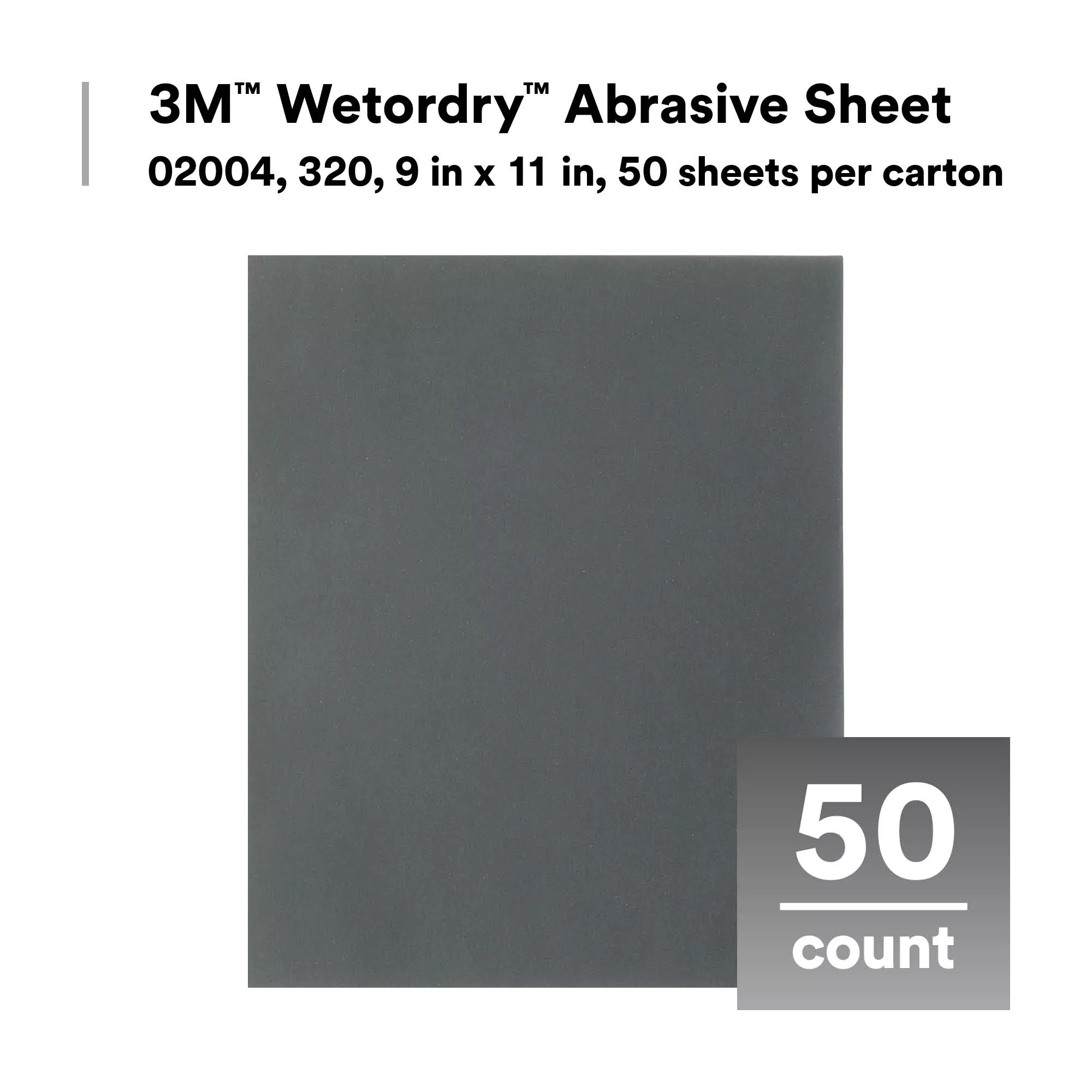 SKU 7000148222 | 3M™ Wetordry™ Abrasive Sheet 413Q