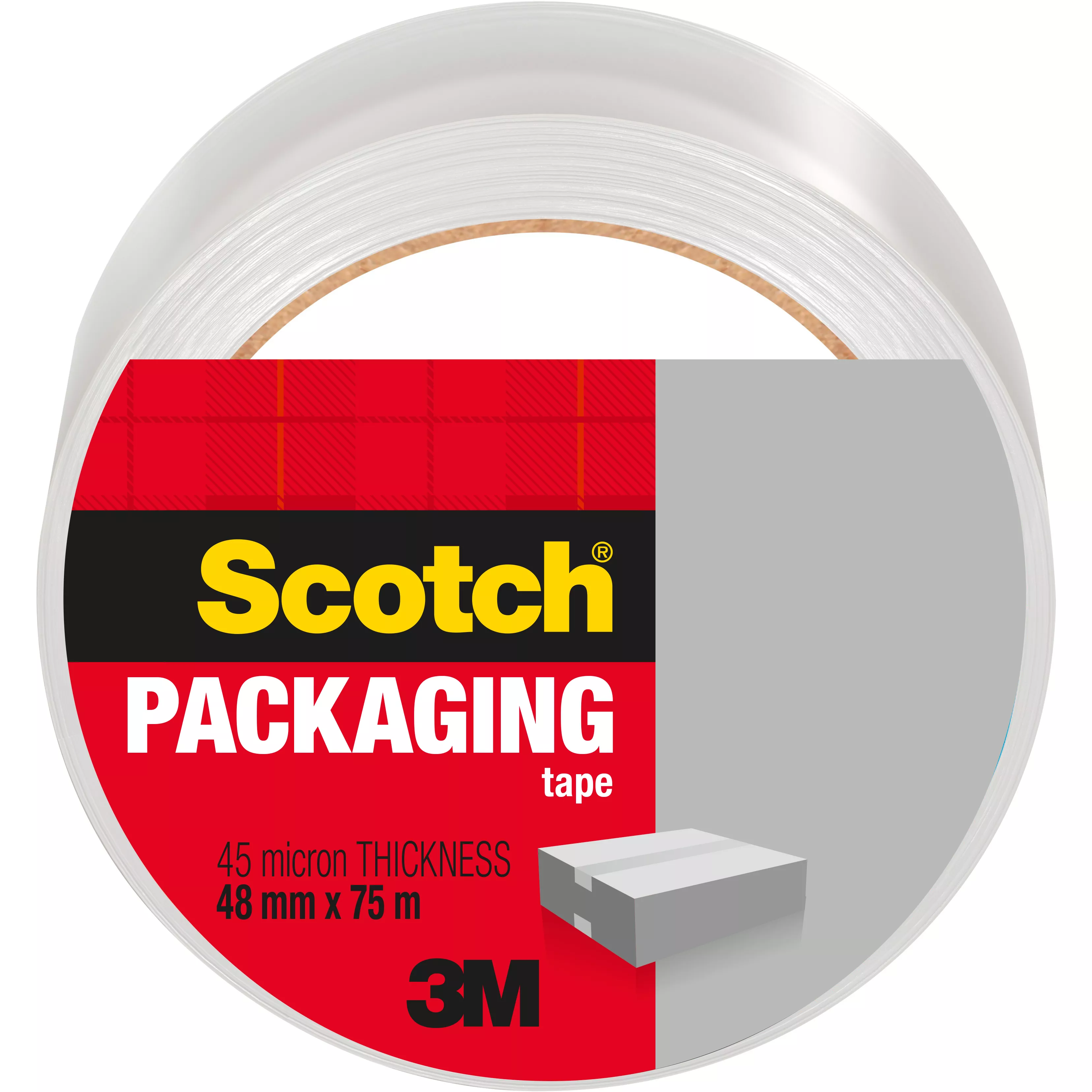 Scotch® Shipping Packaging Tape 3350, 1.88 in x 54.6 yd (48 mm x 50 m)