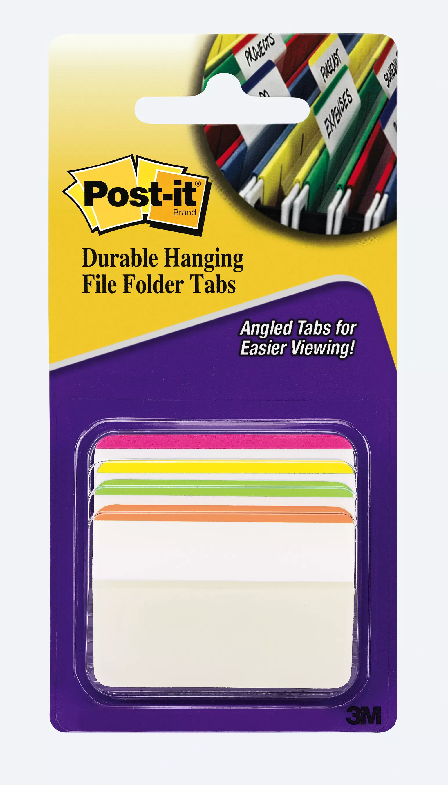 Post-it® Filing Tabs 686A-1BB, 2 in. x 1.5 in. (50,8 mm x 38 mm)