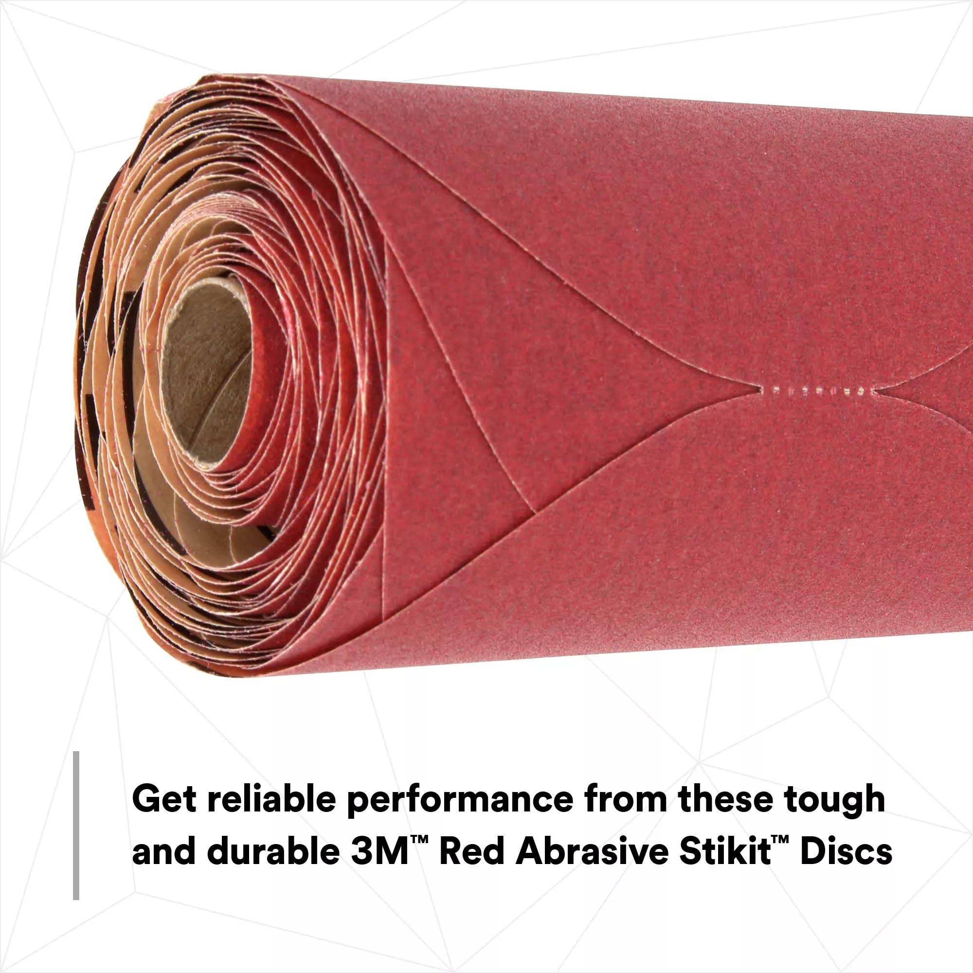 SKU 7000119770 | 3M™ Red Abrasive Stikit™ Disc