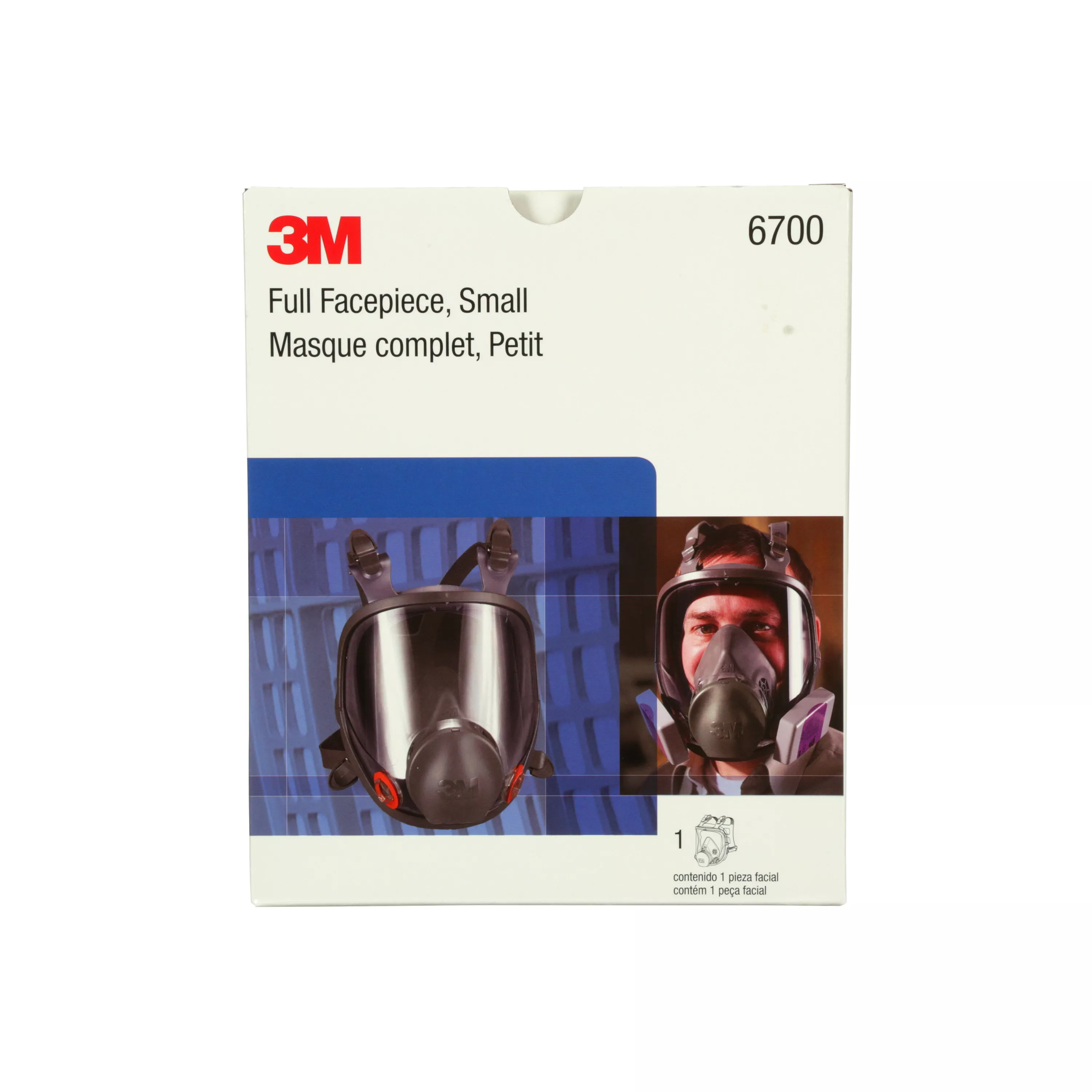 SKU 7000002029 | 3M™ Full Face Reusable Respirator 6700