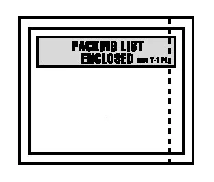 SKU 7000124014 | 3M™ Top Print Packing List Envelope PLE-T1