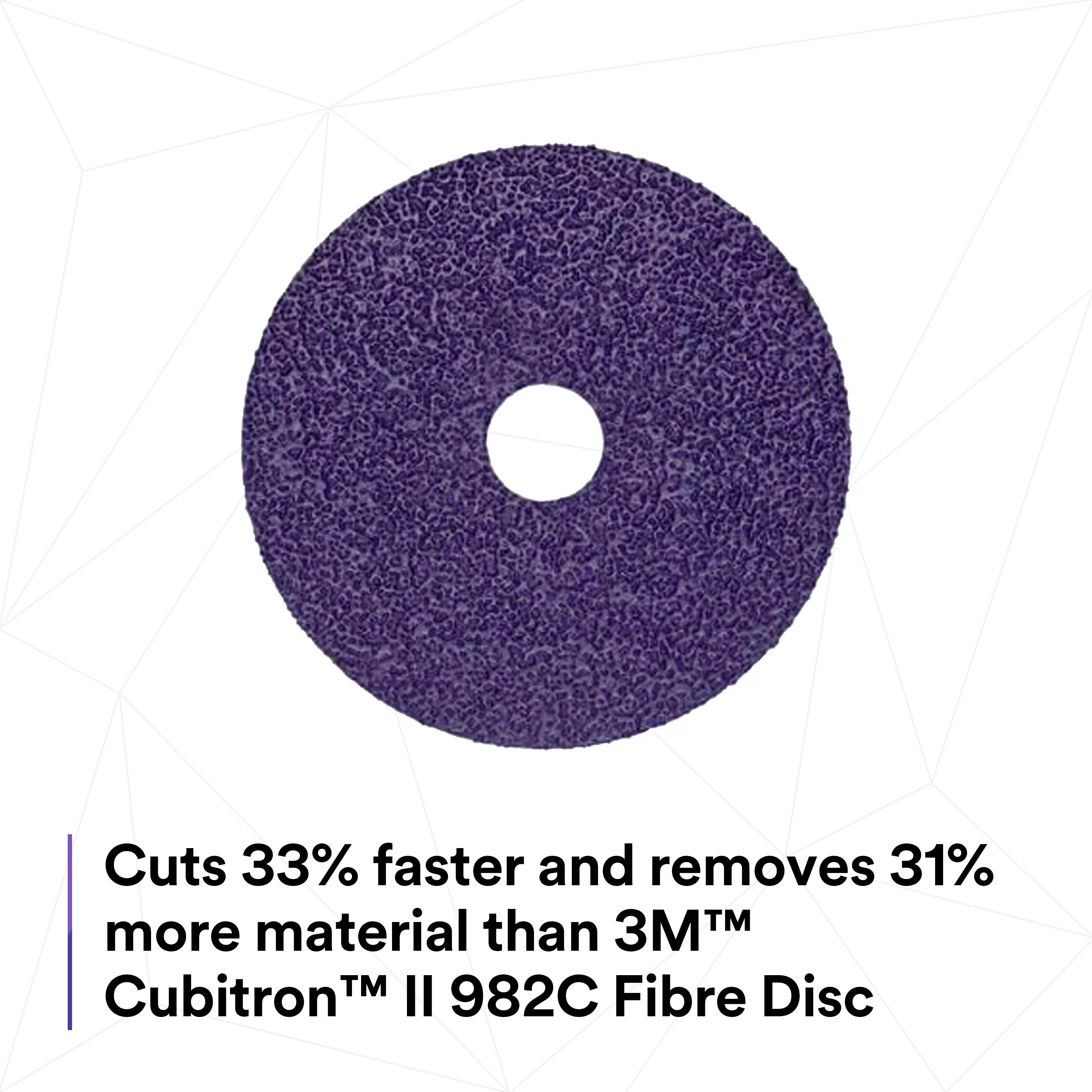 SKU 7100242928 | 3M™ Cubitron™ II Fibre Disc 982CX Pro