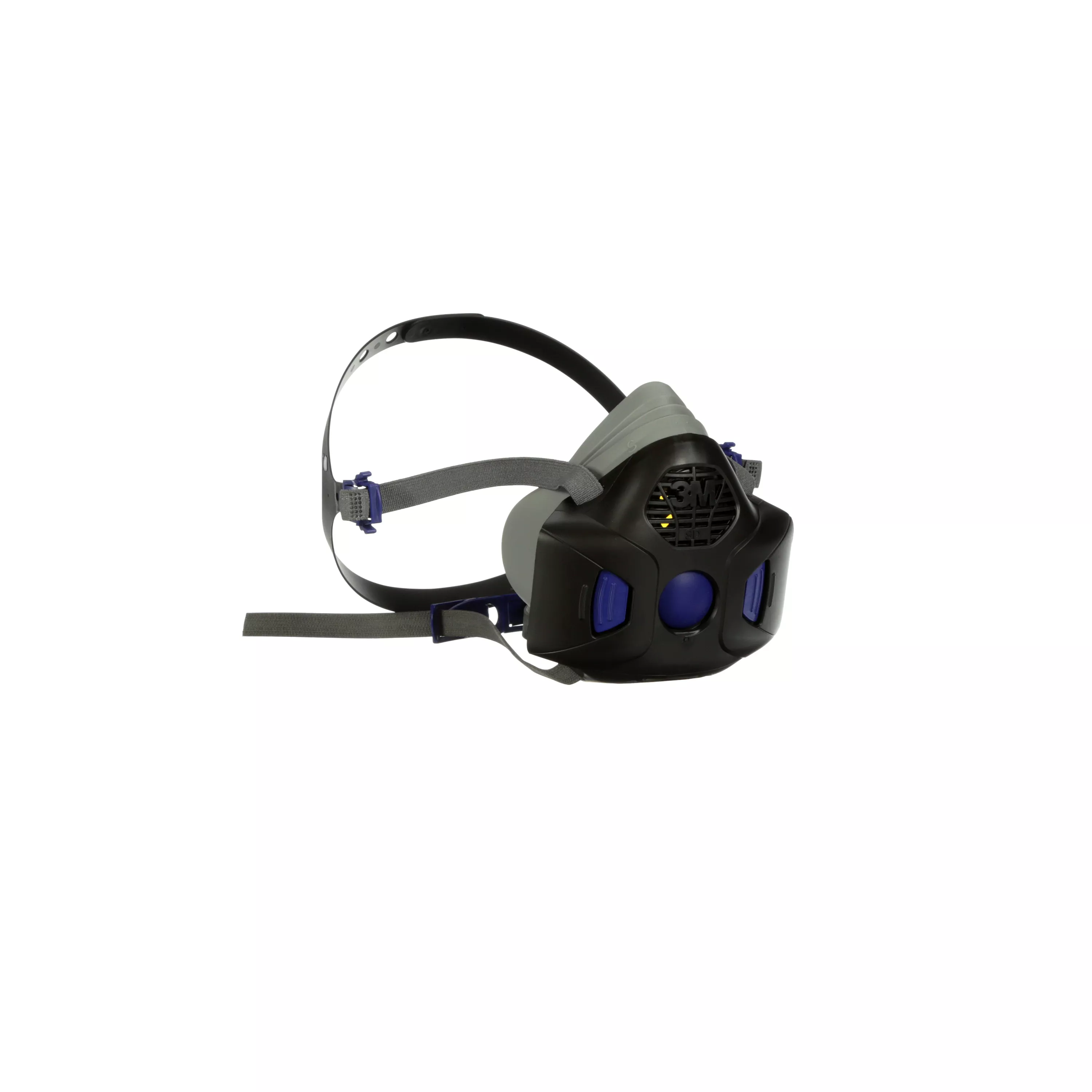 SKU 7100172045 | 3M™ Secure Click™ Half Facepiece Reusable Respirator with Speaking Diaphragm HF-801SD