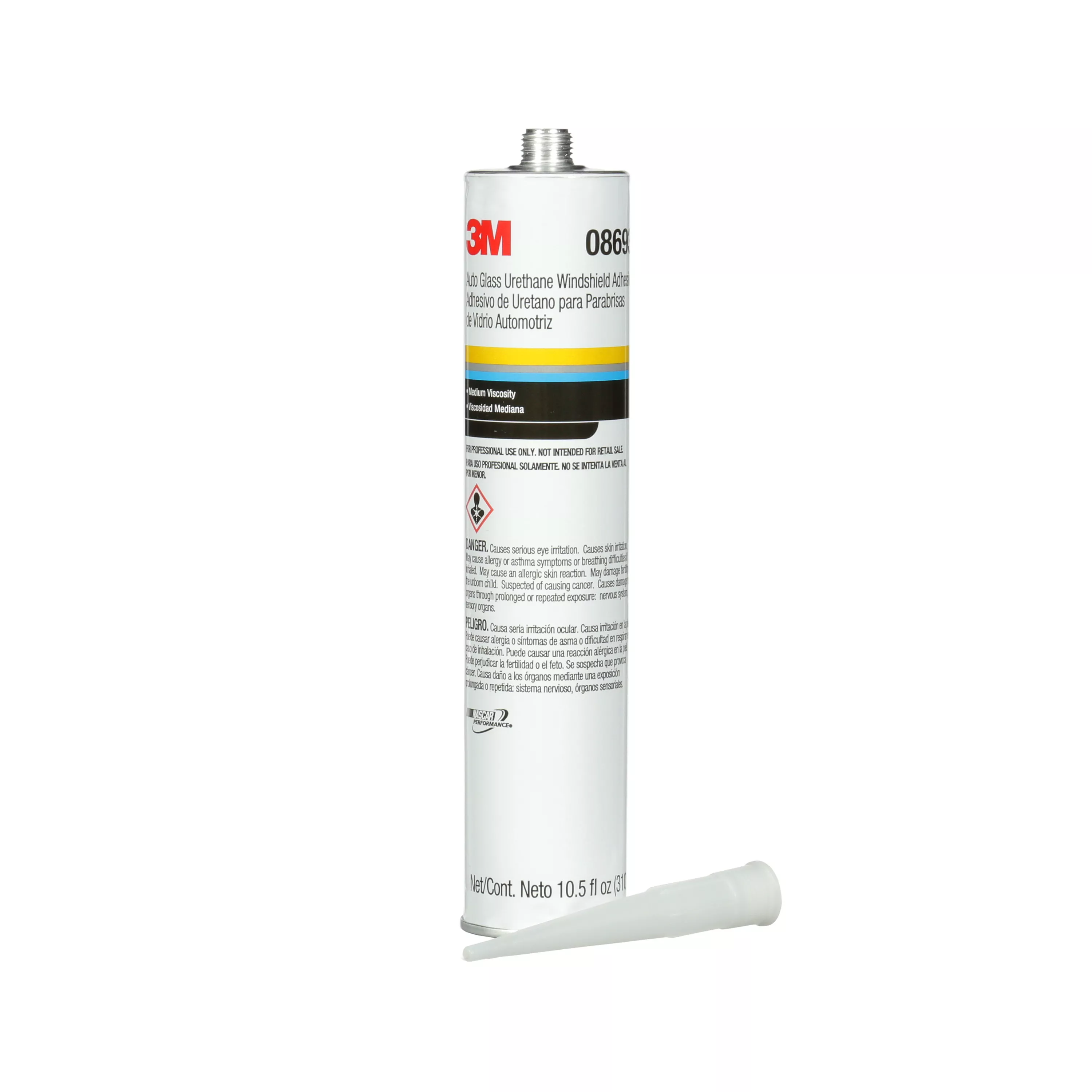 3M™ Auto Glass Urethane Windshield Adhesive, 08693, 10.5 fl oz Cartridge, 12 per case