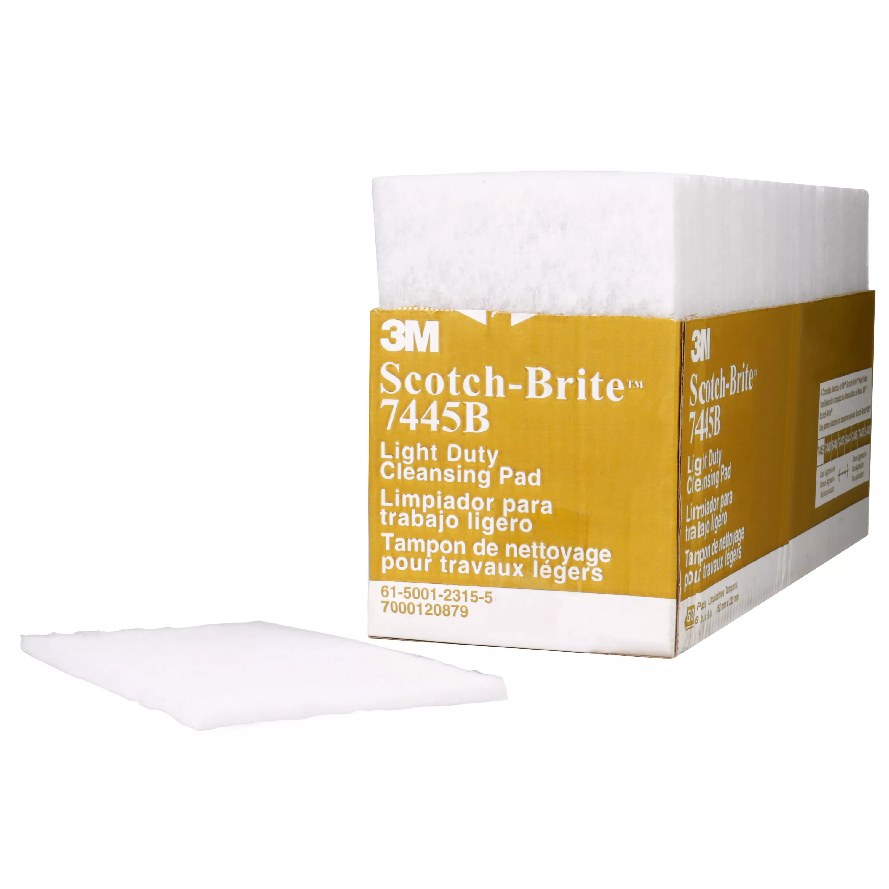 SKU 7000120879 | Scotch-Brite™ Light Cleansing Hand Pad 7445B