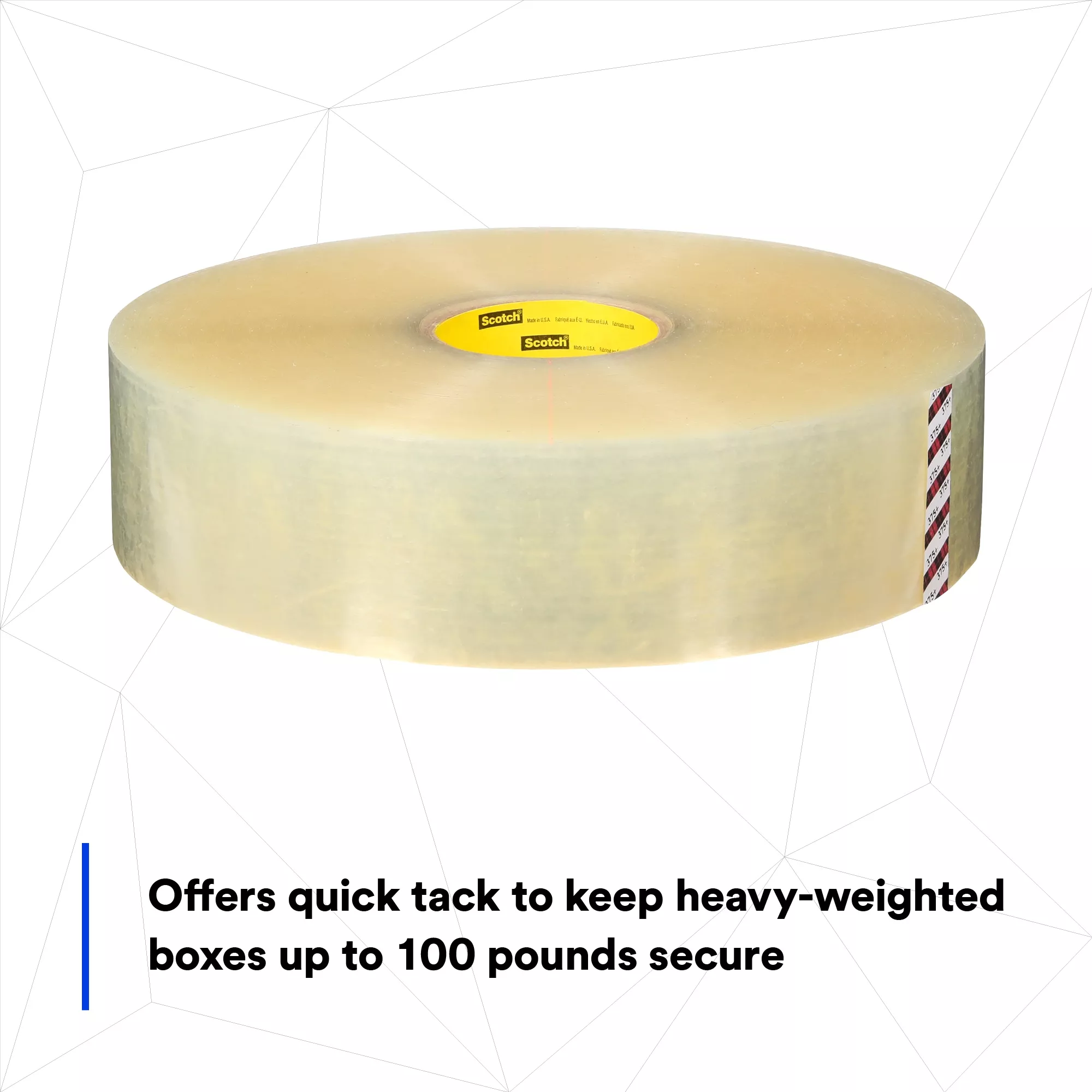 SKU 7100216187 | Scotch® High Tack Box Sealing Tape 375+