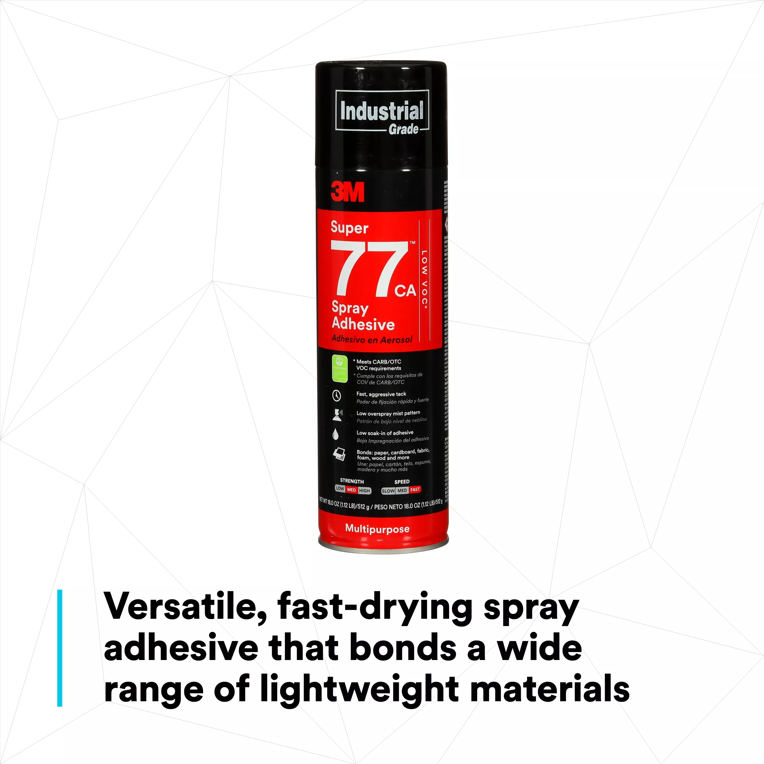 SKU 7100014109 | 3M™ Super 77™ CA Multipurpose Spray Adhesive