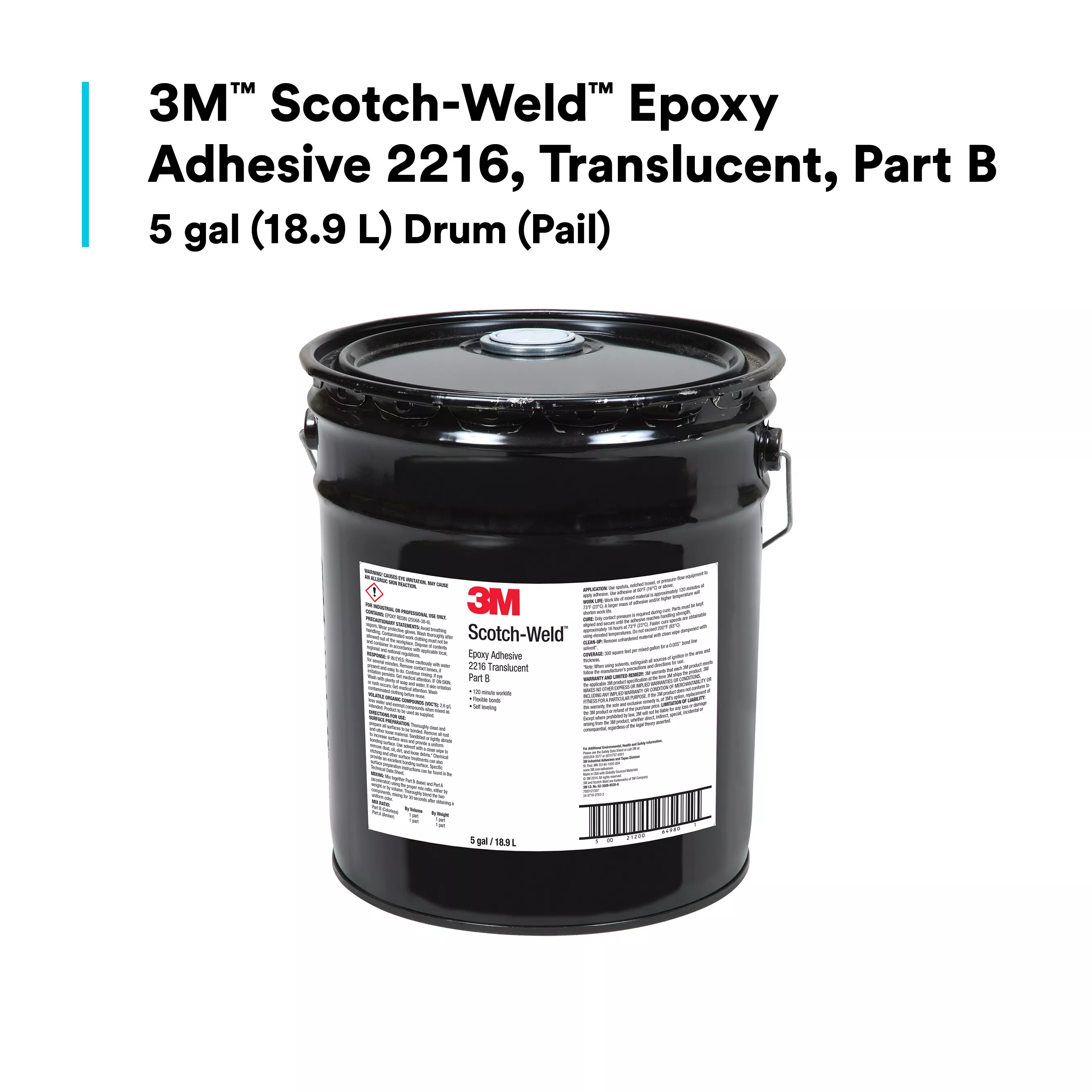 SKU 7000121307 | 3M™ Scotch-Weld™ Epoxy Adhesive 2216