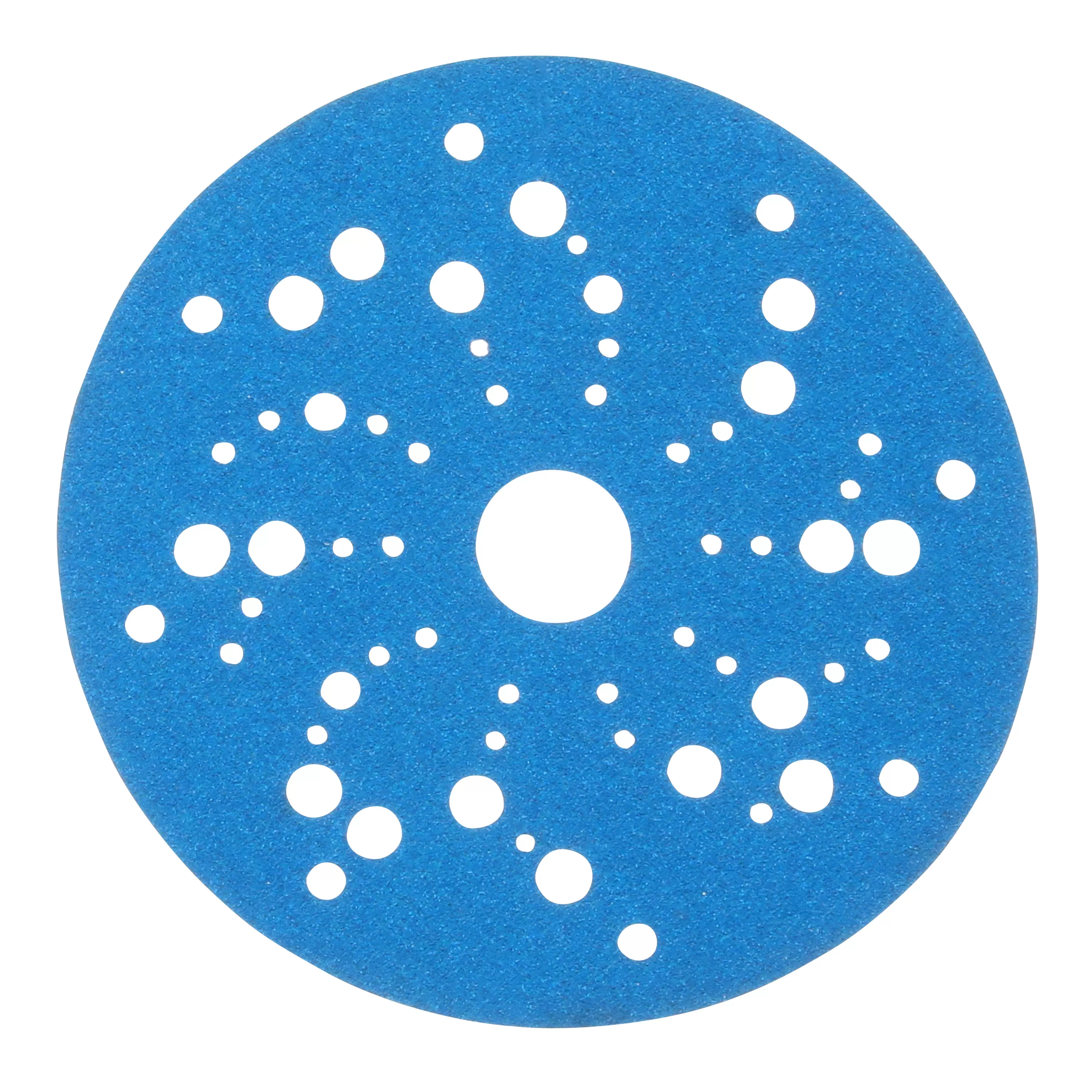 SKU 7100090976 | 3M™ Hookit™ Blue Abrasive Disc 321U Multi-hole