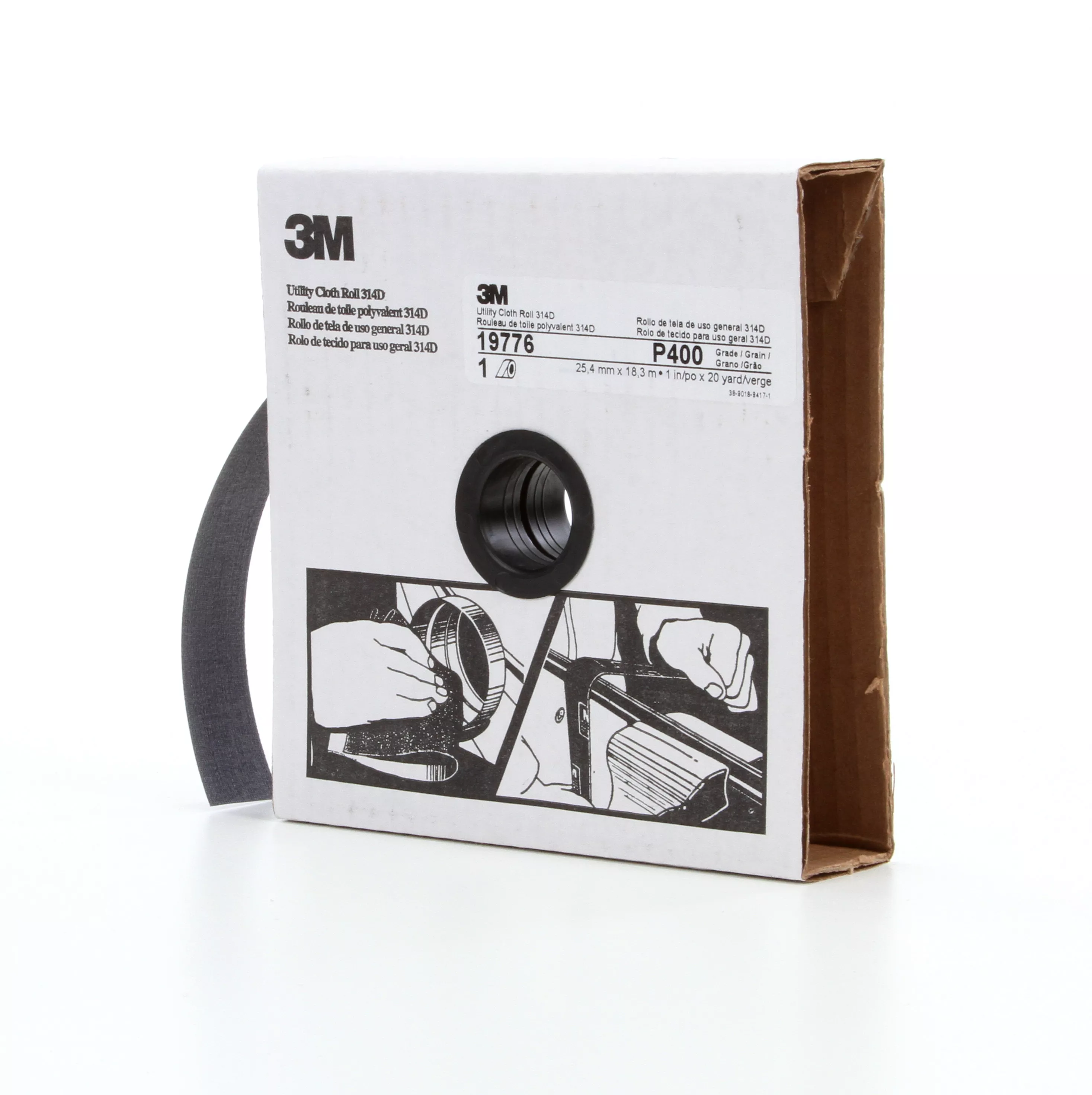 Product Number 314D | 3M™ Utility Cloth Roll 314D