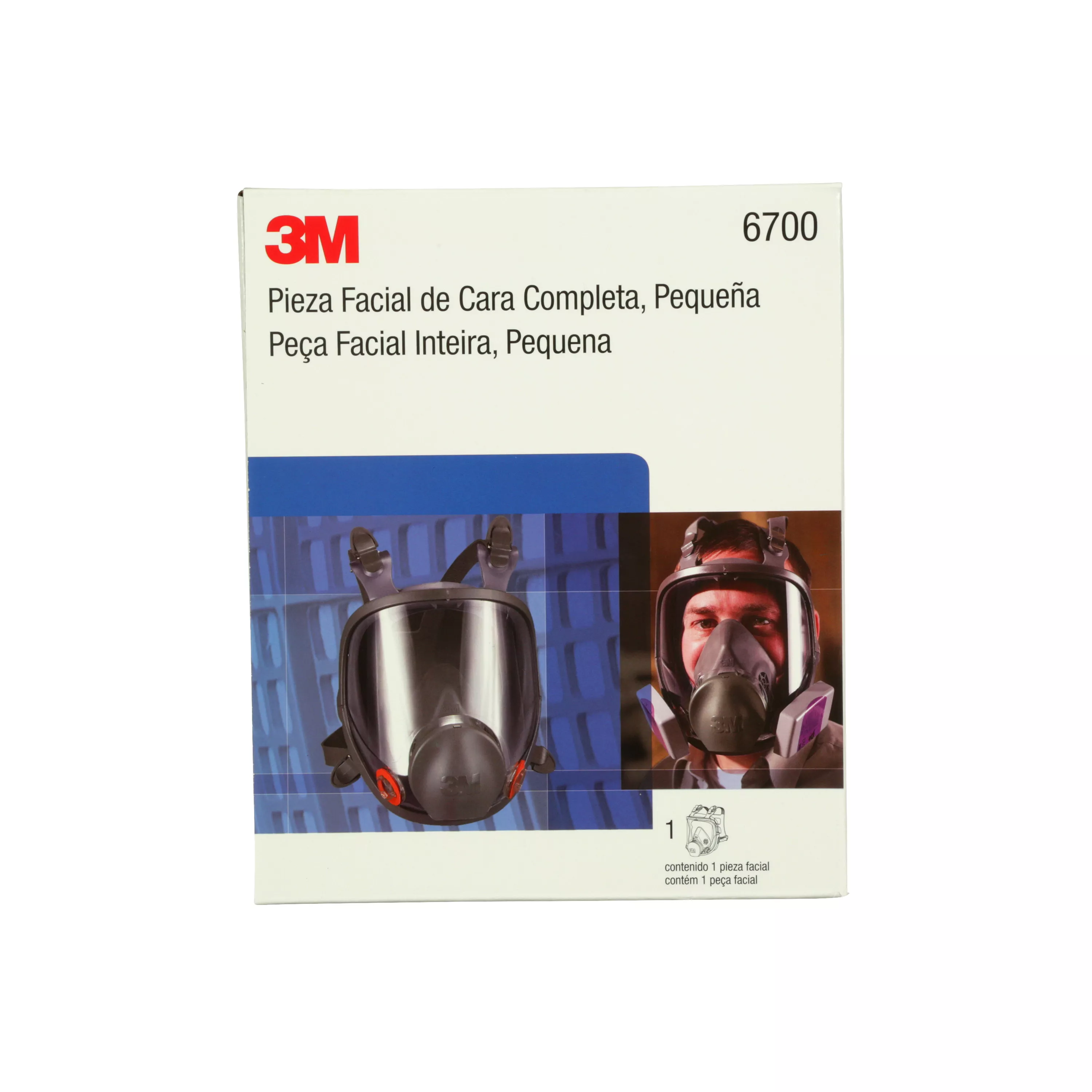 SKU 7000002029 | 3M™ Full Face Reusable Respirator 6700