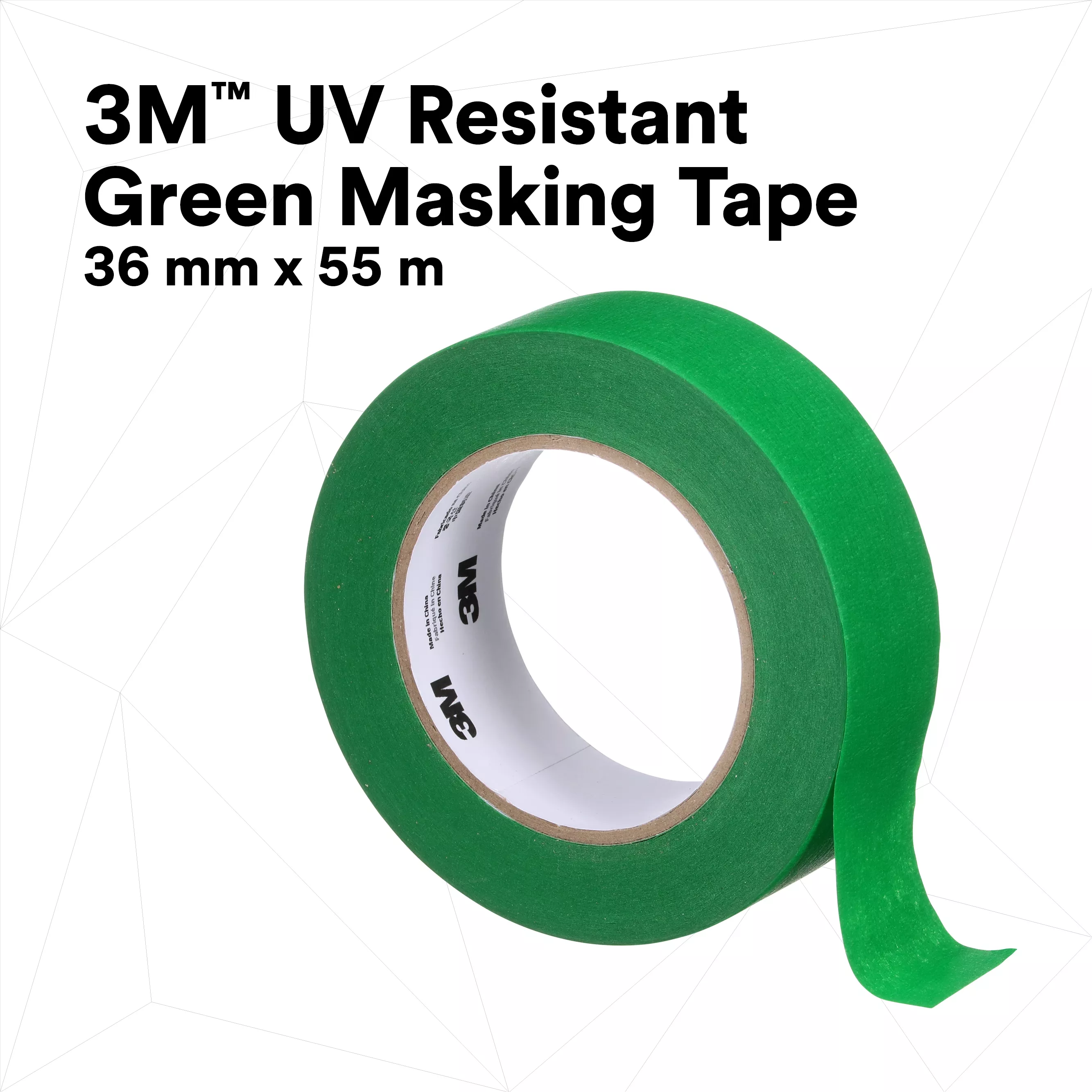 SKU 7100299470 | 3M™ UV Resistant Green Masking Tape