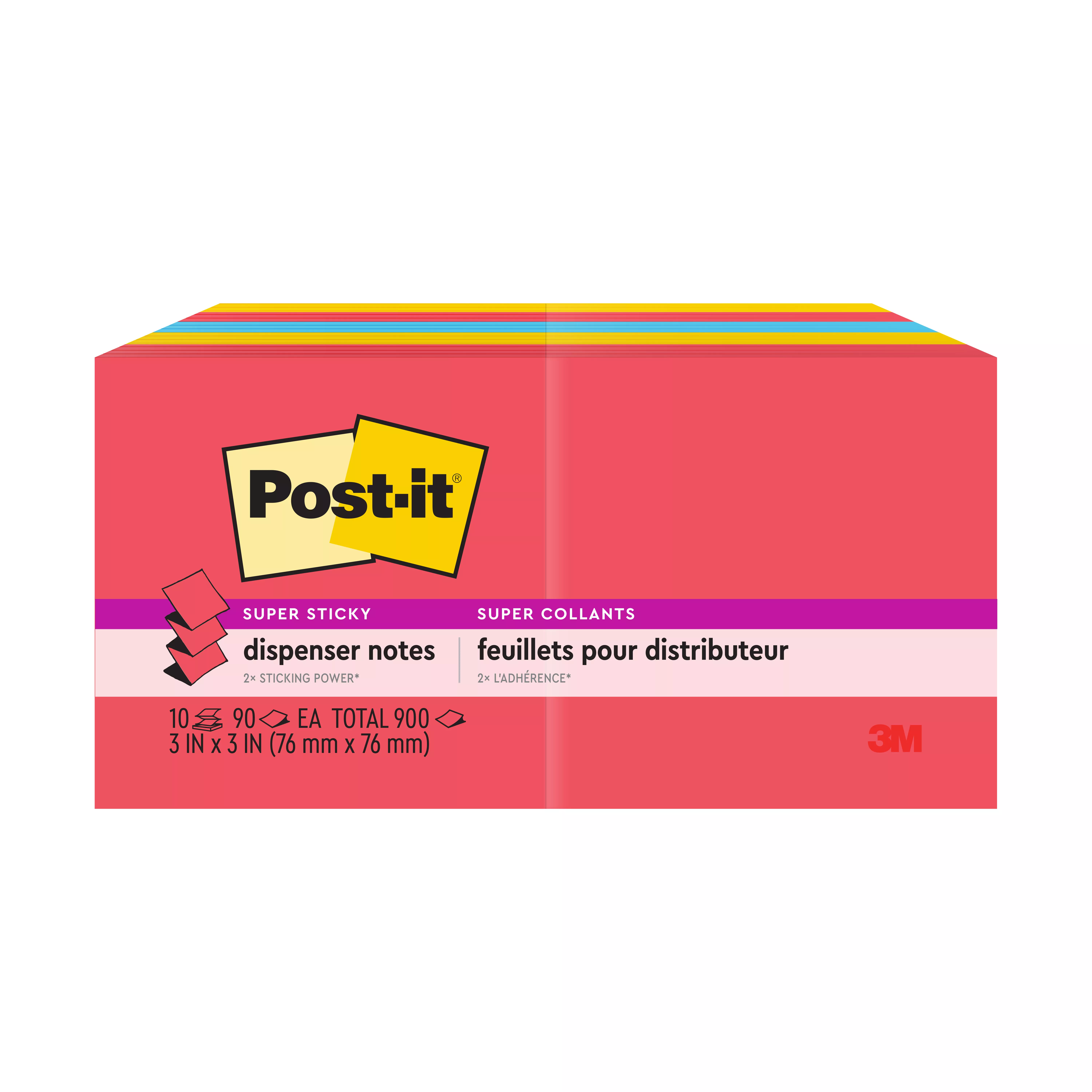 SKU 7100104266 | Post-it® Super Sticky Dispenser Pop-up Notes R330-10SSAN