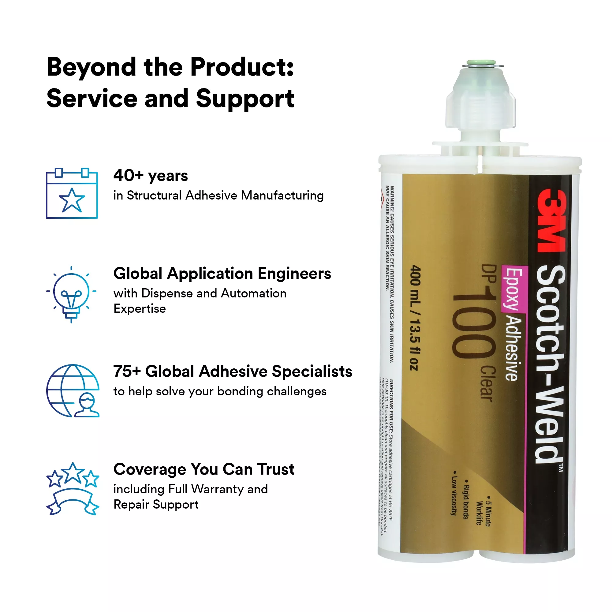 SKU 7000121318 | 3M™ Scotch-Weld™ Epoxy Adhesive DP100