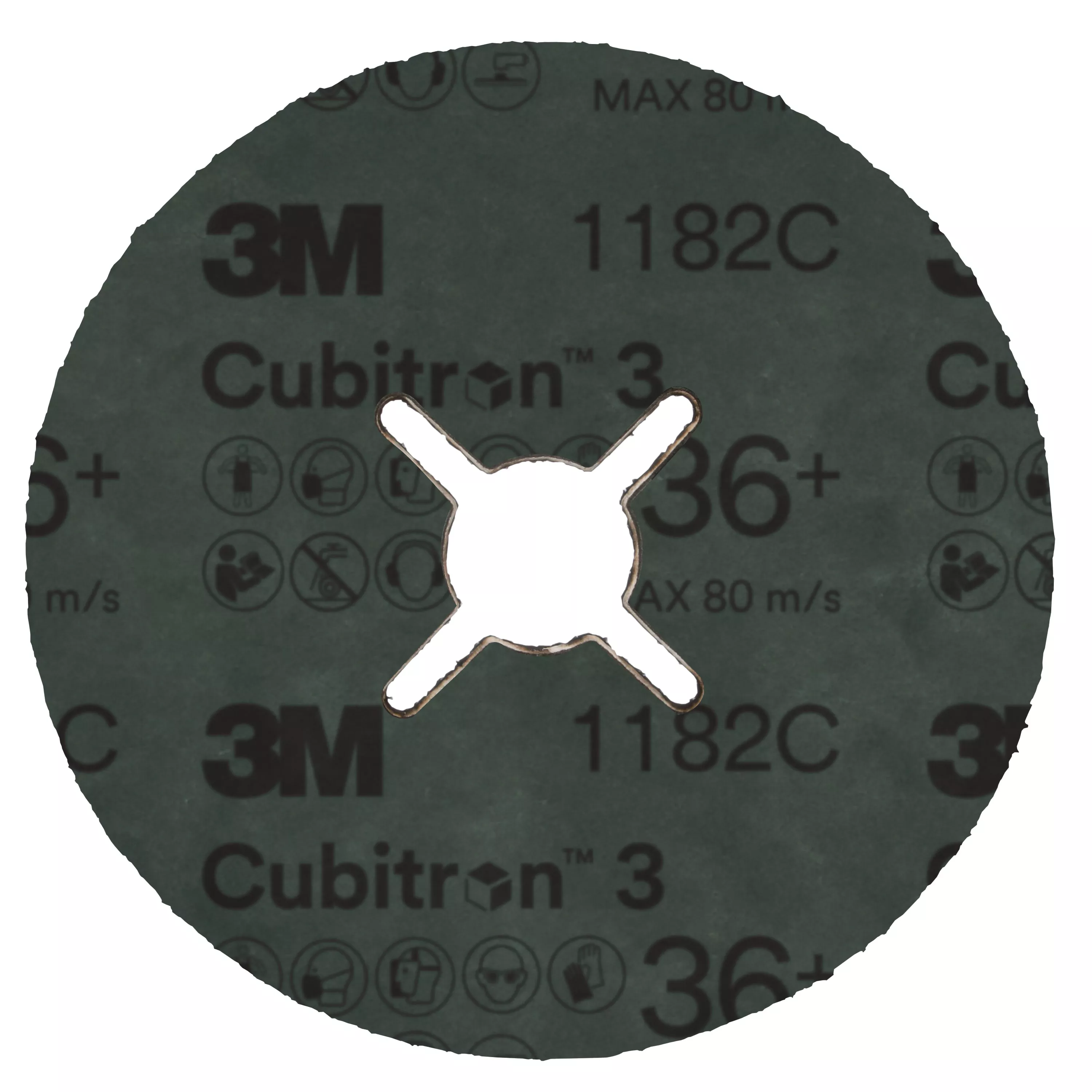 SKU 7100320166 | 3M™ Cubitron™ 3 Fibre Disc 1182C