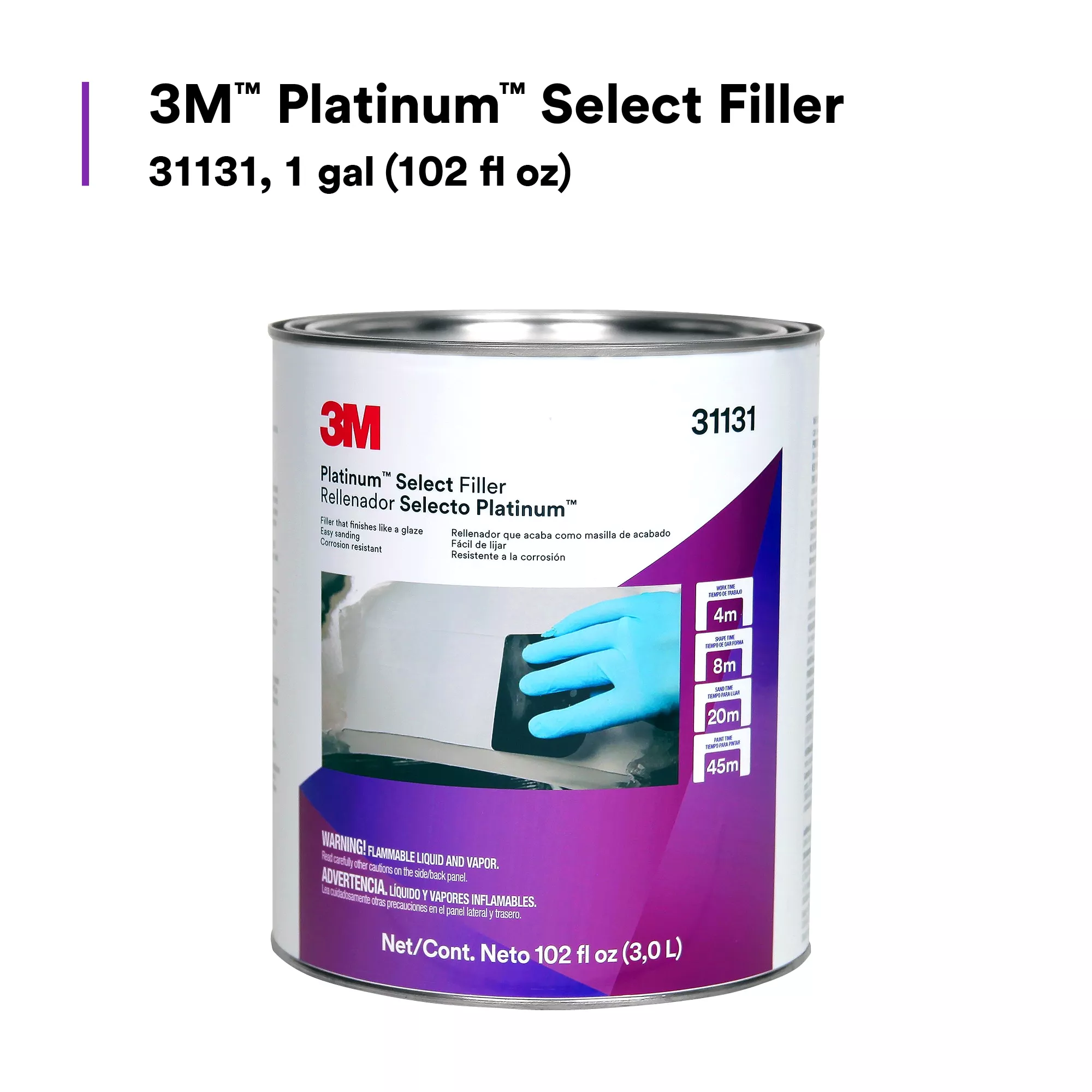 Product Number 31131 | 3M™ Platinum™ Select Filler 31131